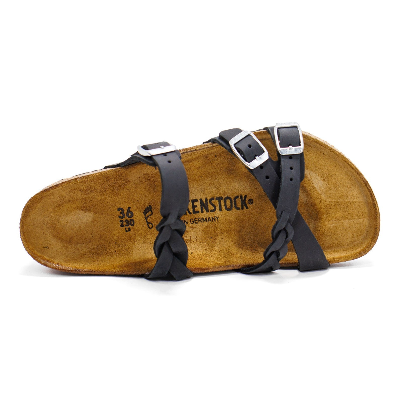 Birkenstock Women Franca Braided Oiled Leather Sandal