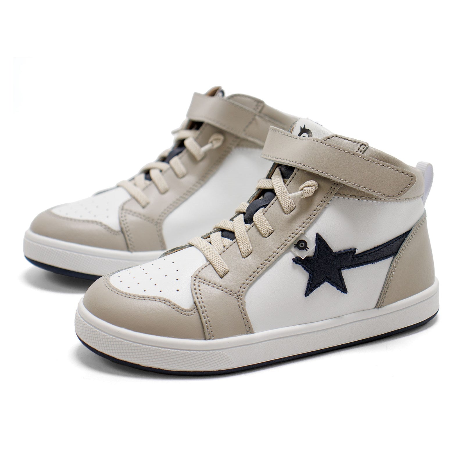 Old Soles Boy Team Star High Top Lace-Up Sneakers