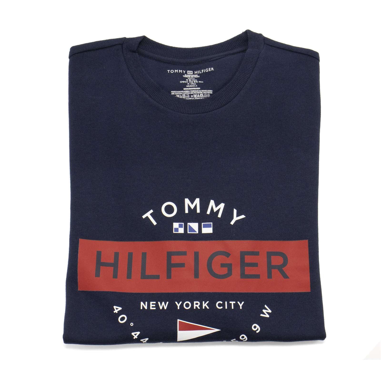 Tommy Hilfiger Men Graphic French Terry Long Sleeve Shirt