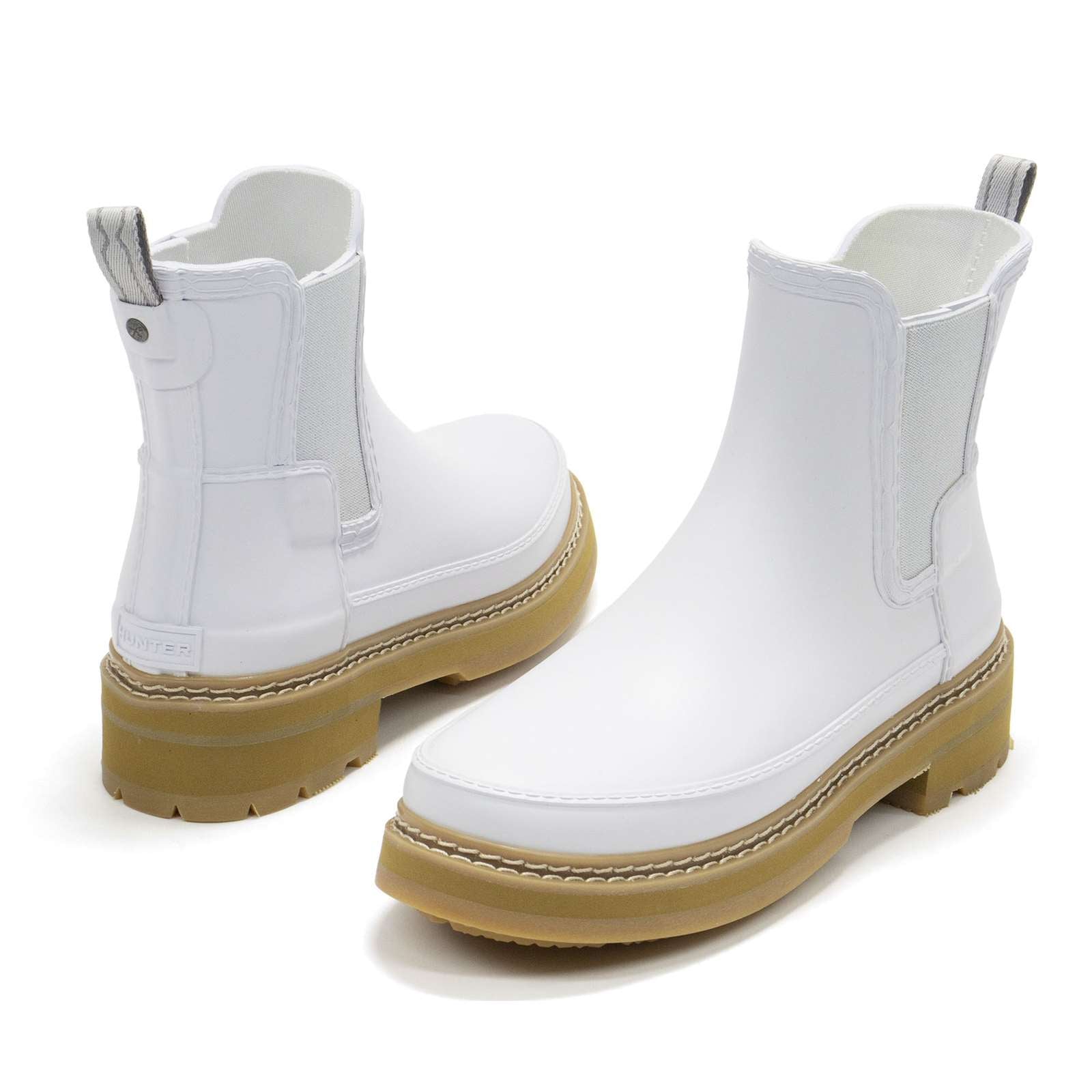 Hunter Women Refined Stitch Detail Slim Fit Chelsea Boots