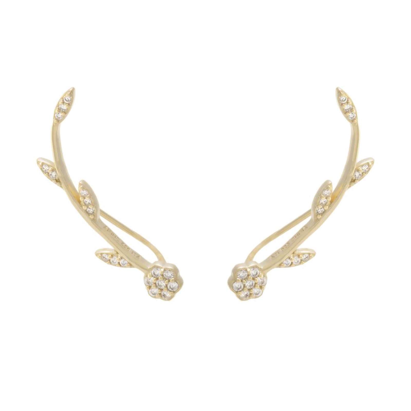 Athra Women Flower Illusion Earring