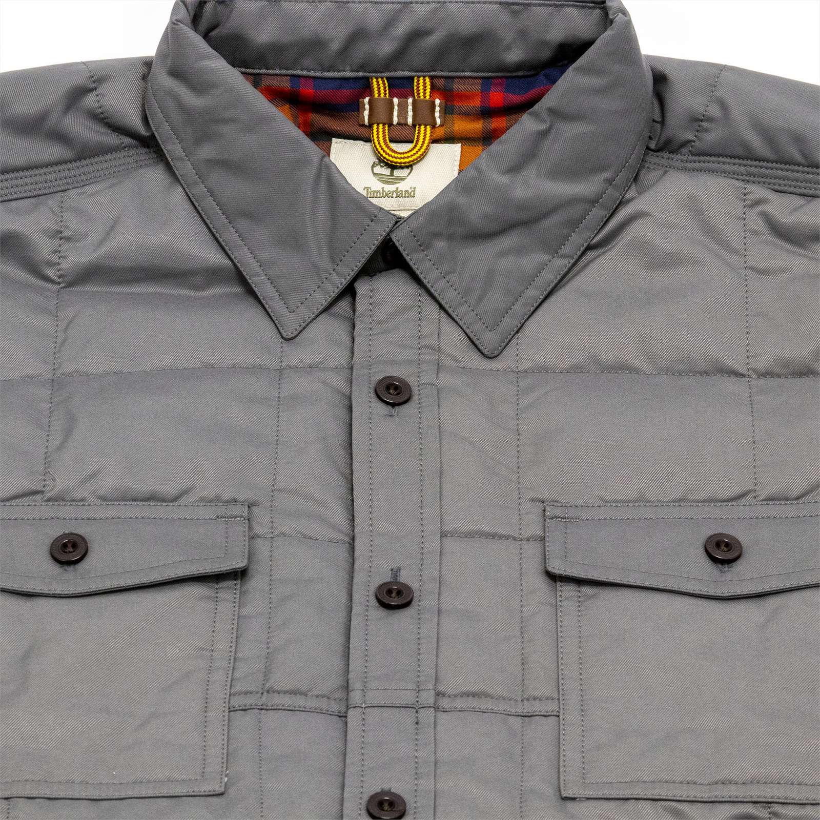 Timberland Men Os Mill Brk Quilted Over Shirt Torn