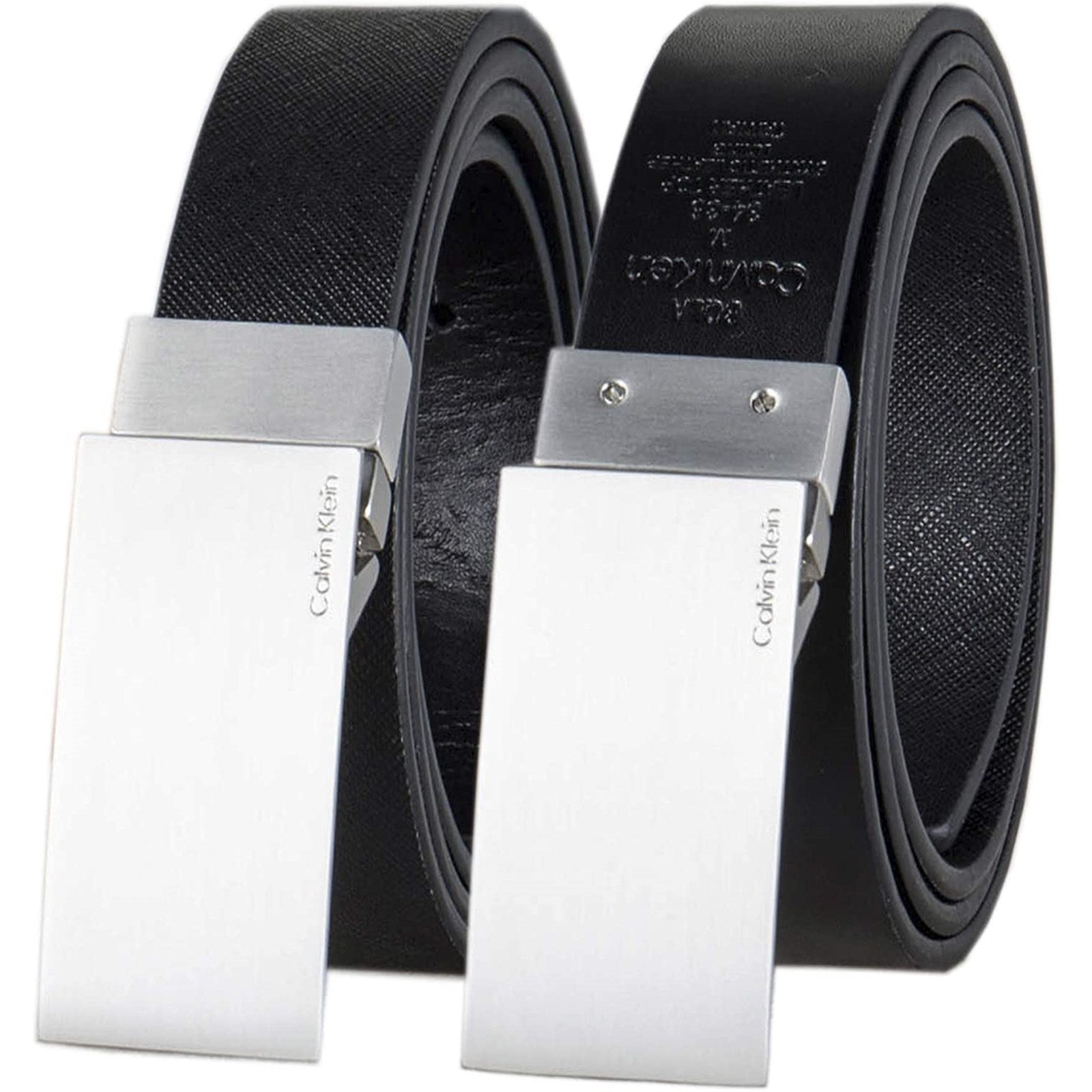 Calvin Klein Men Reversible Leather Belt 2 Piece Set