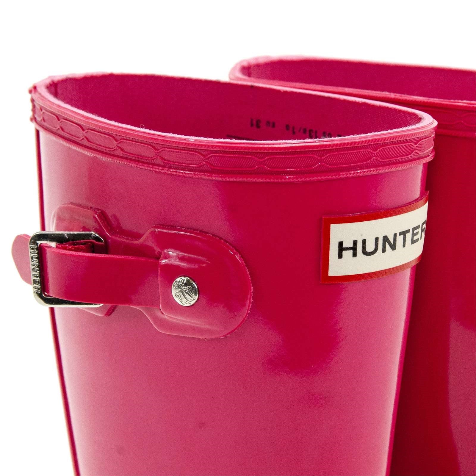 Hunter Boy Big Kids Original Gloss Rain Boots