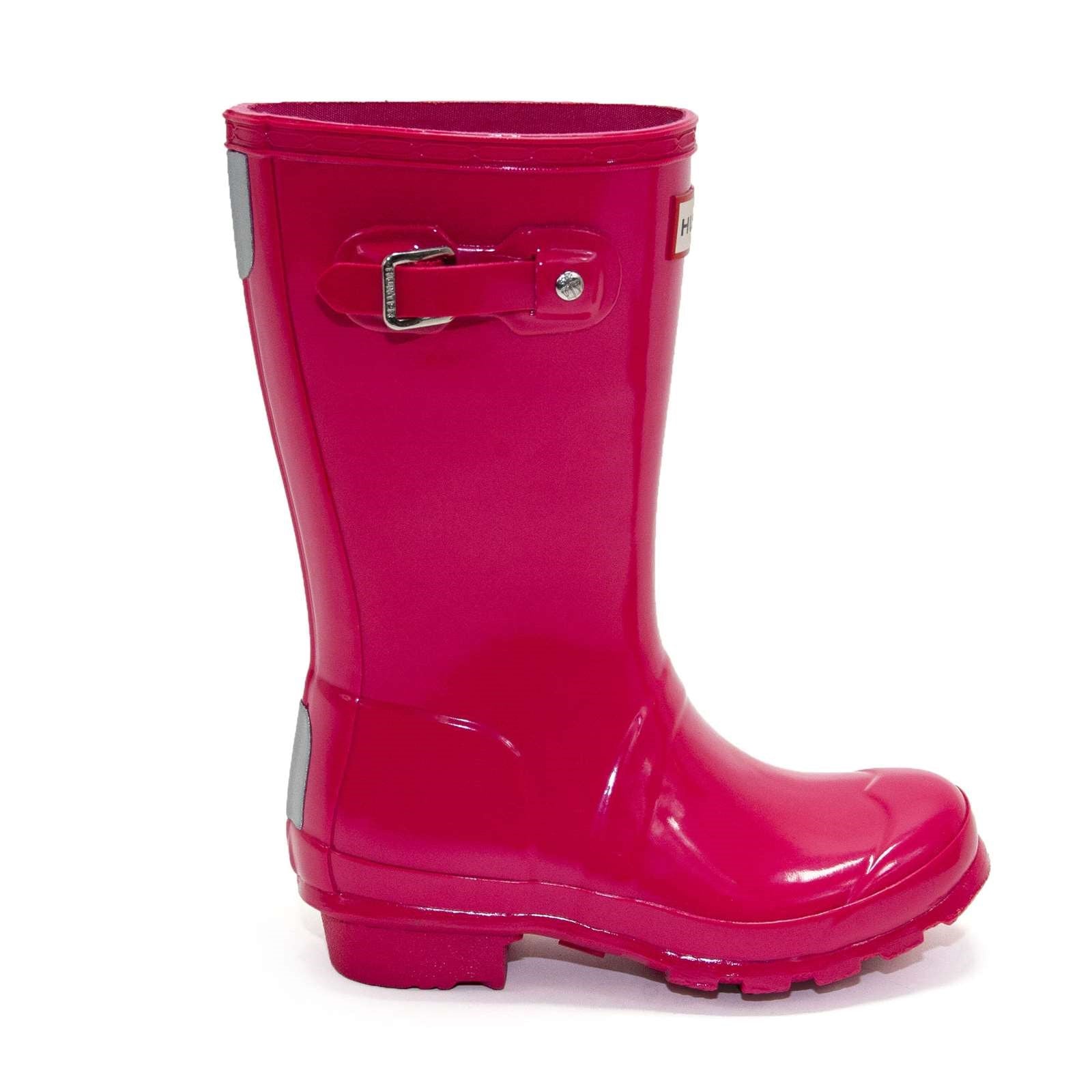 Hunter Boy Big Kids Original Gloss Rain Boots