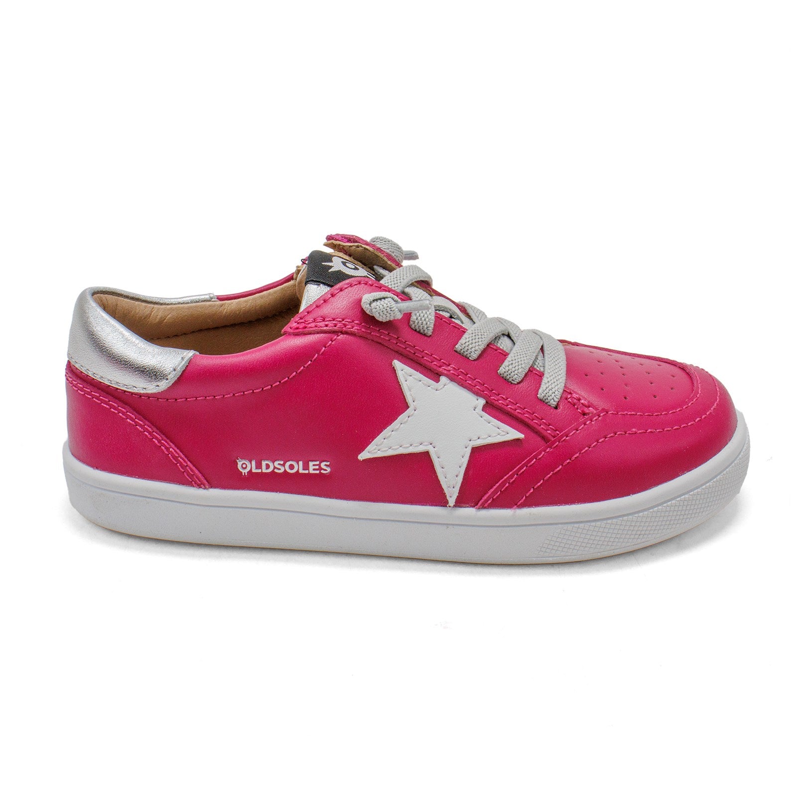 Old Soles Girl Platinum Runner Low Top Sneaker