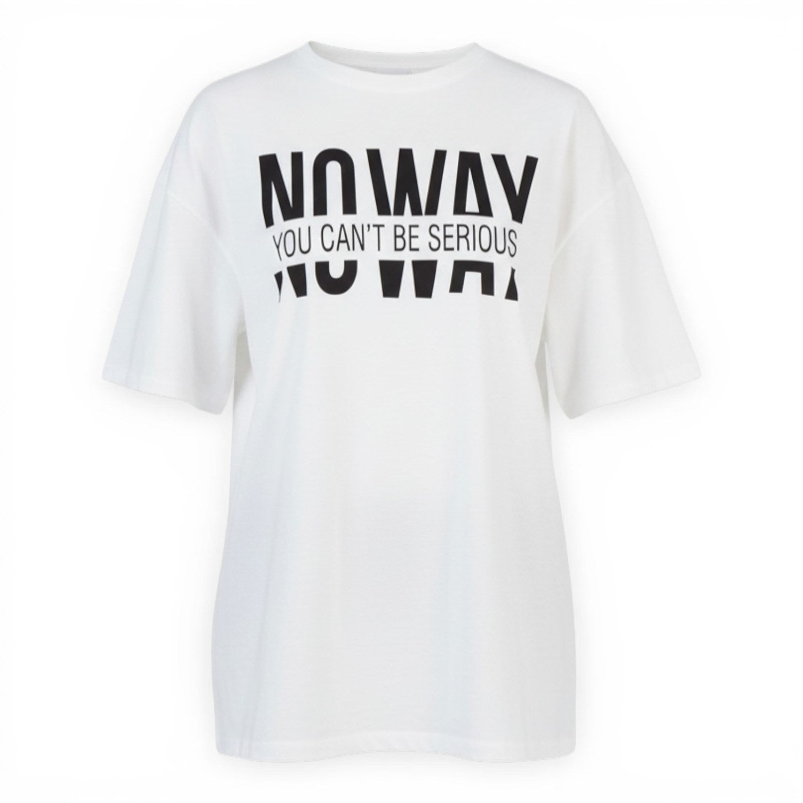 Ambar Women No Way Printed Relaxed Fit T-Shirt