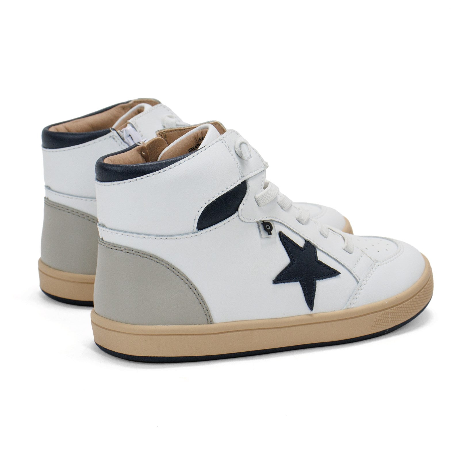 Old Soles Boy Star Tracker High-Top Lace-Up Casual Shoes