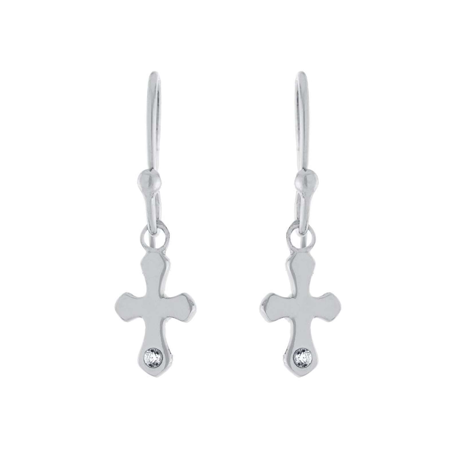 Athra Women Cross Drop Earring