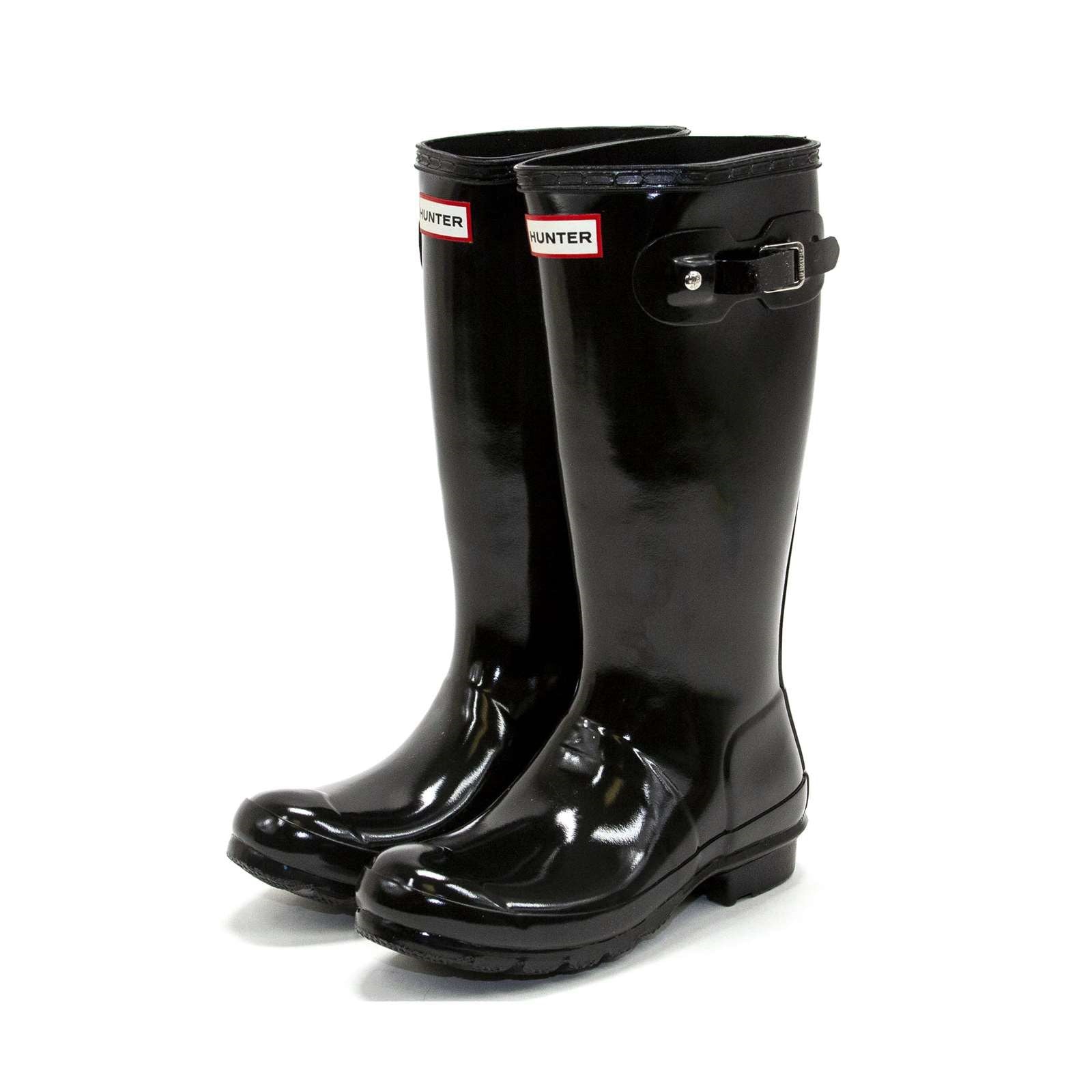 Hunter Boy Big Kids Original Gloss Rain Boots