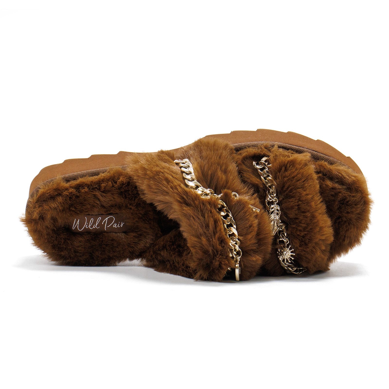 Wild Pair Women Paiyge Chain Fashion Slippers