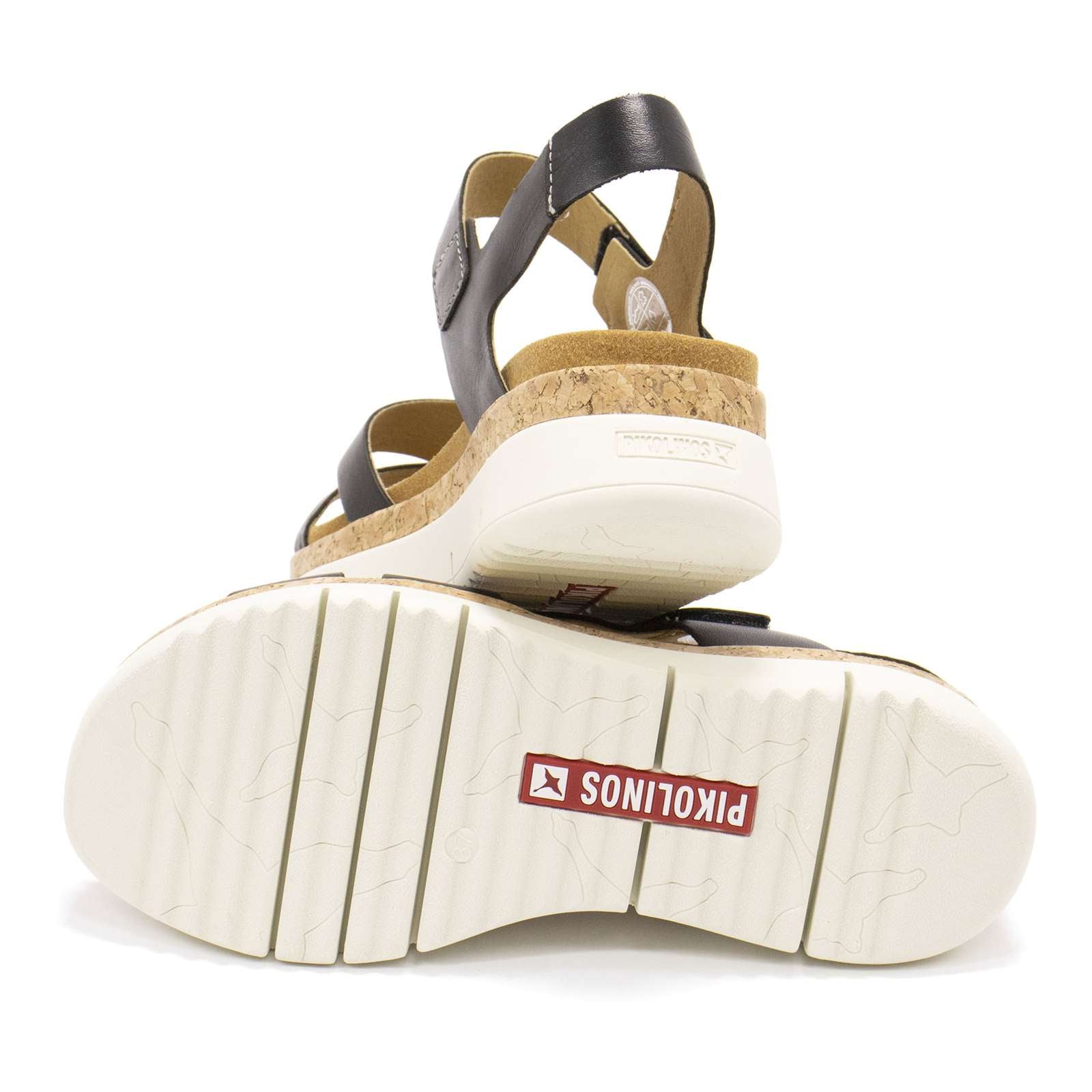 Pikolinos Women Palma W4n Leather Wedge Sandals