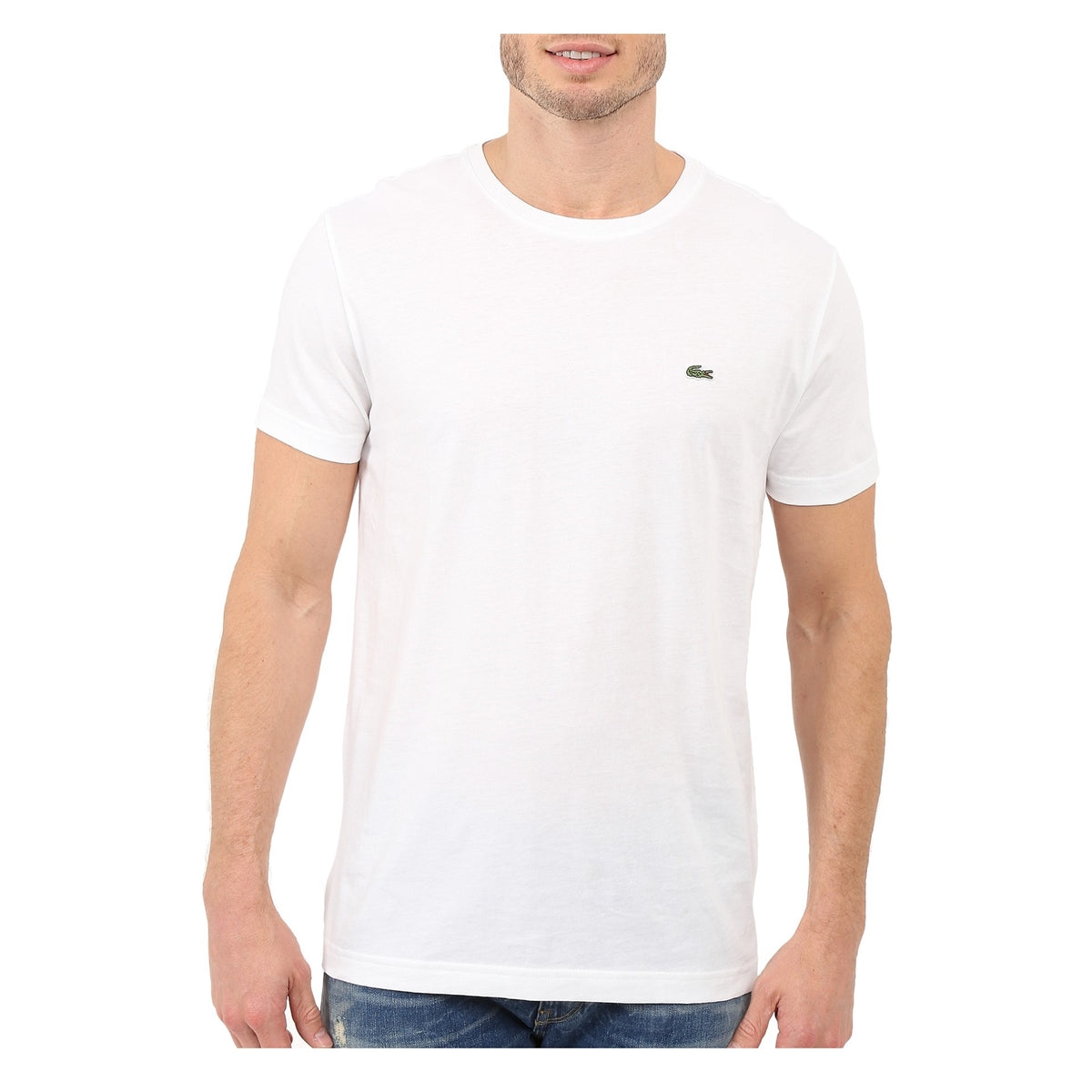 Lacoste Men Standard Short Sleeve Pima Crewneck Tee
