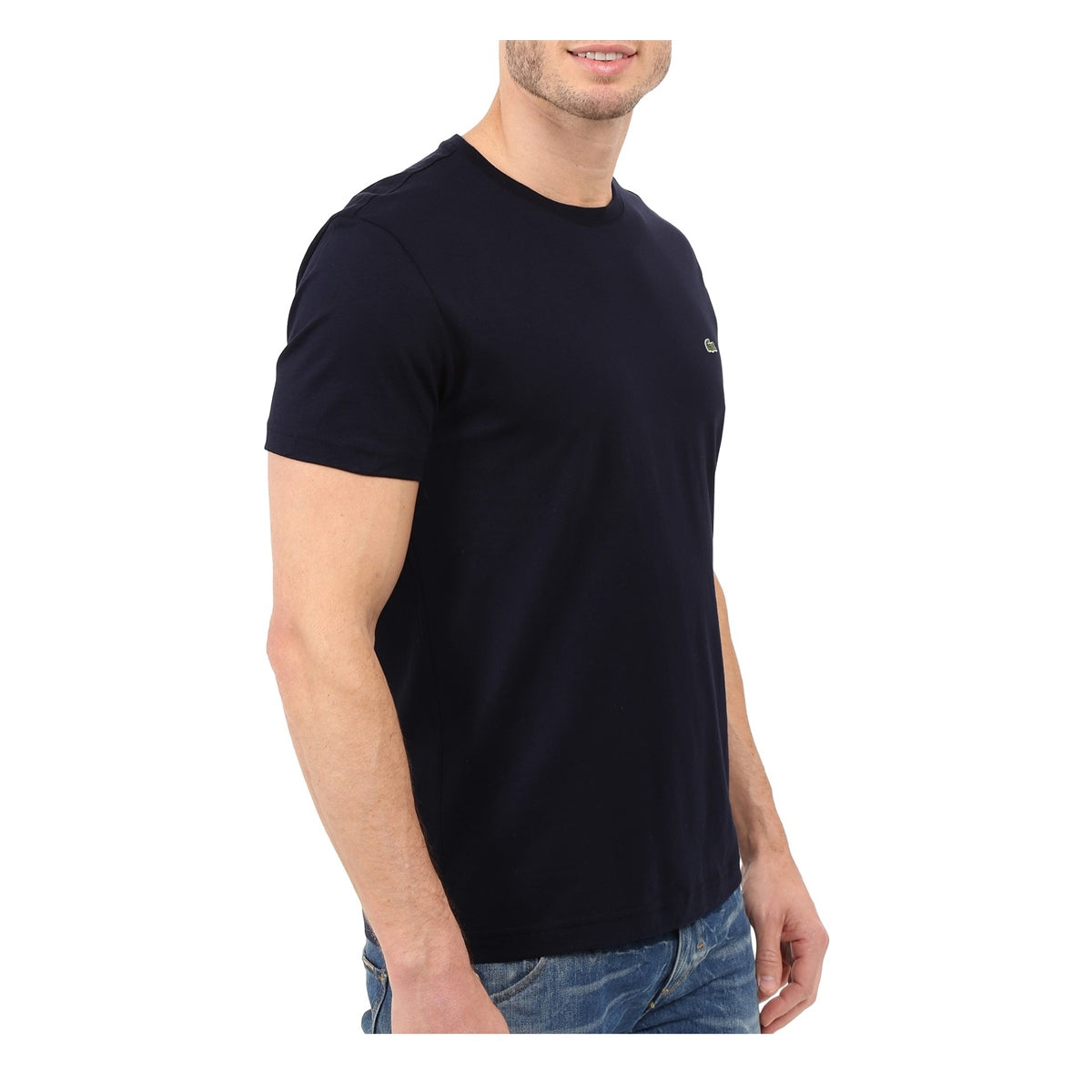 Lacoste Men Standard Short Sleeve Pima Crewneck Tee