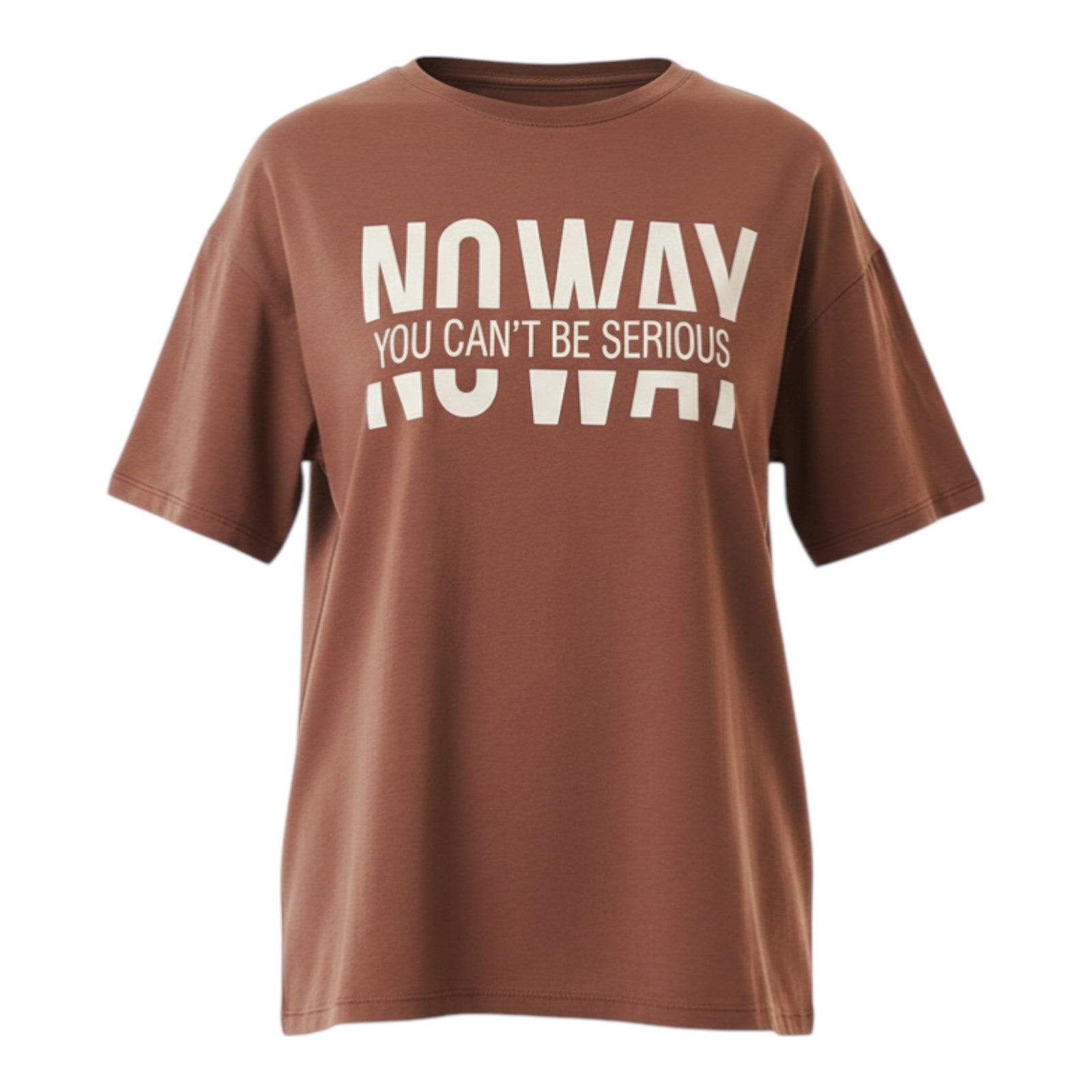 Ambar Women No Way Printed Relaxed Fit T-Shirt