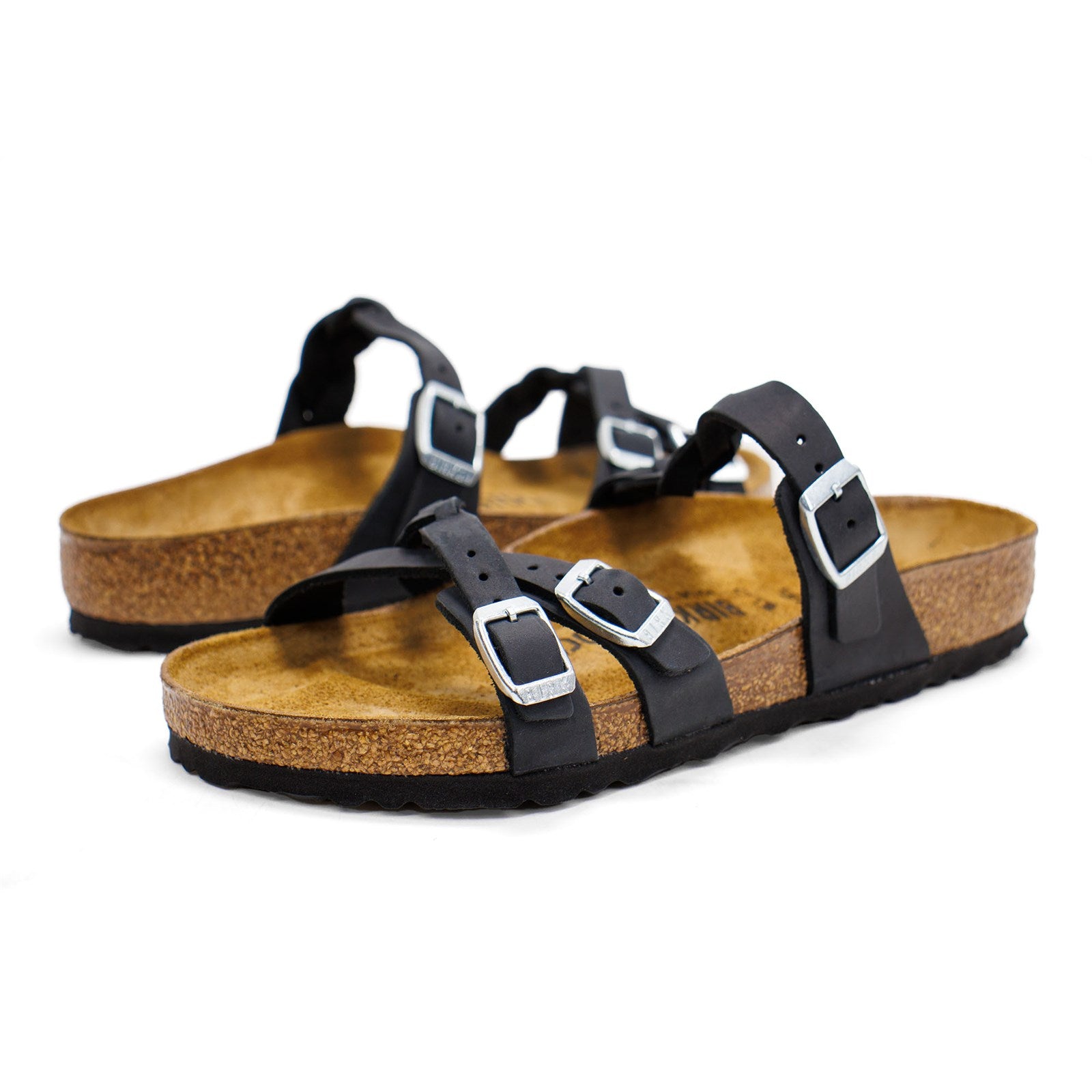 Birkenstock Women Franca Braided Oiled Leather Sandal