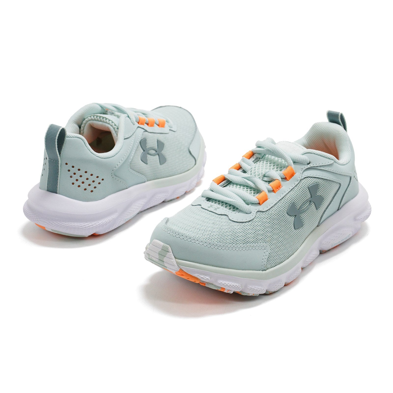 Under Armour Women Charged Assert 9 Marble Wide Running Shoes