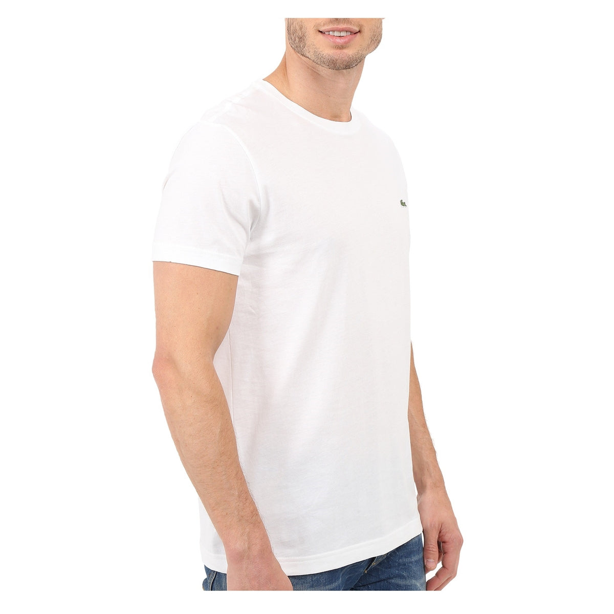 Lacoste Men Standard Short Sleeve Pima Crewneck Tee