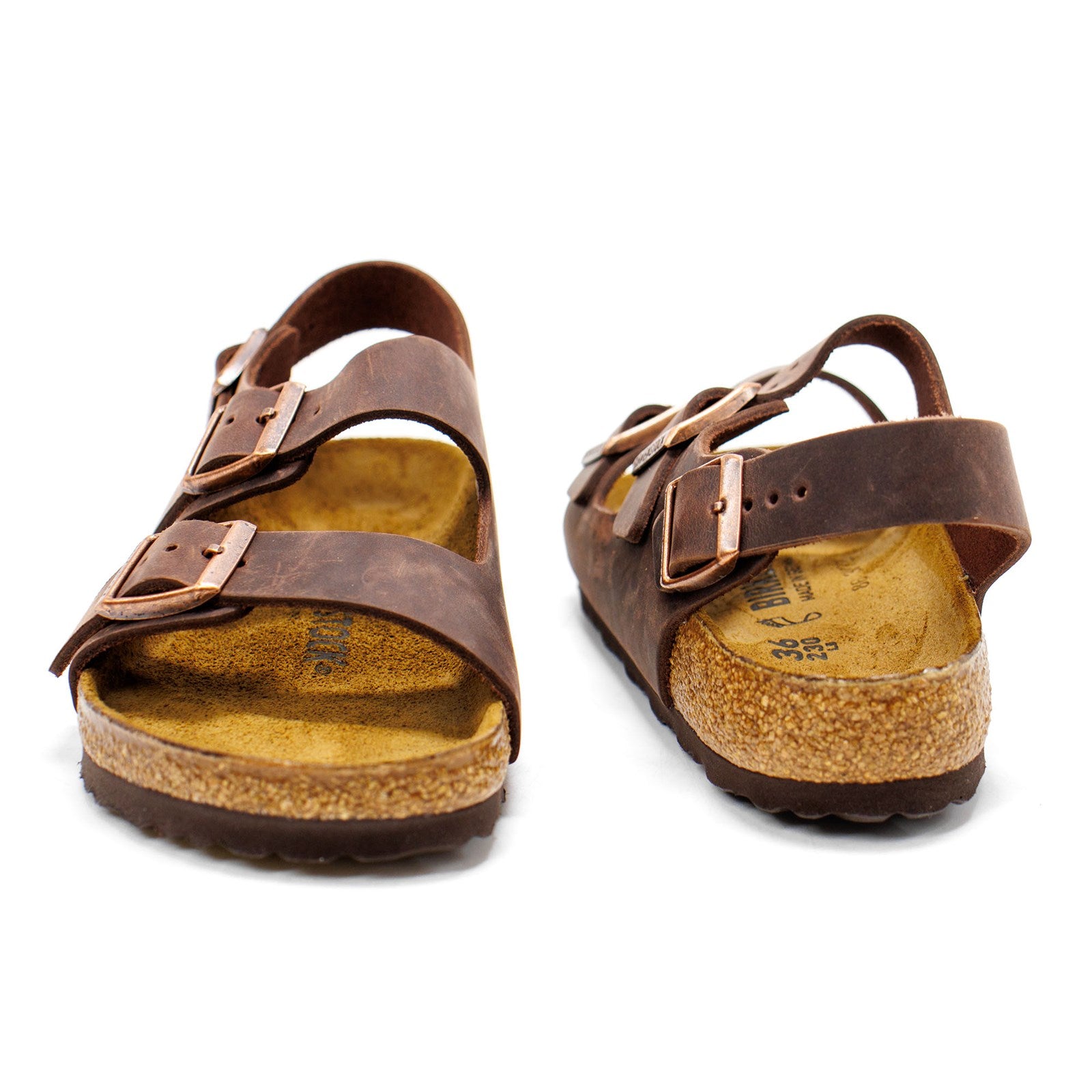 Birkenstock Men Milano Oiled Leather Sandal