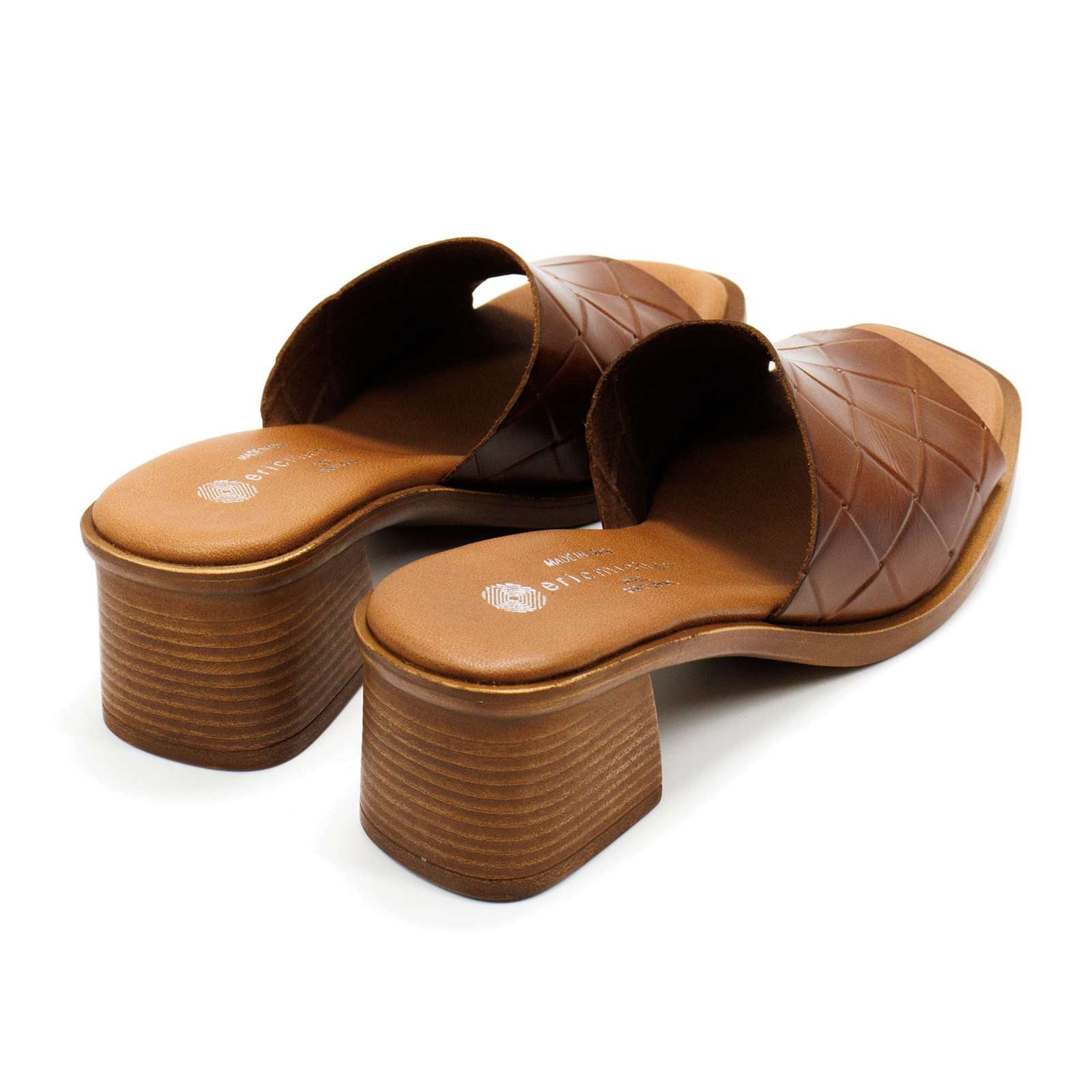 Eric Michael Women Vicky Slip-On Leather Heels