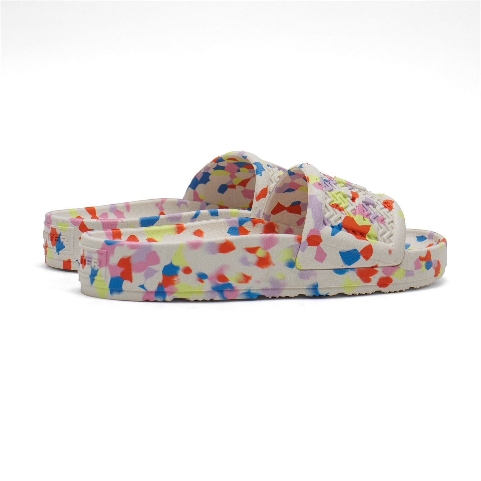 Hunter Women Original Marble Lightweight Moulded Sliders Sandals