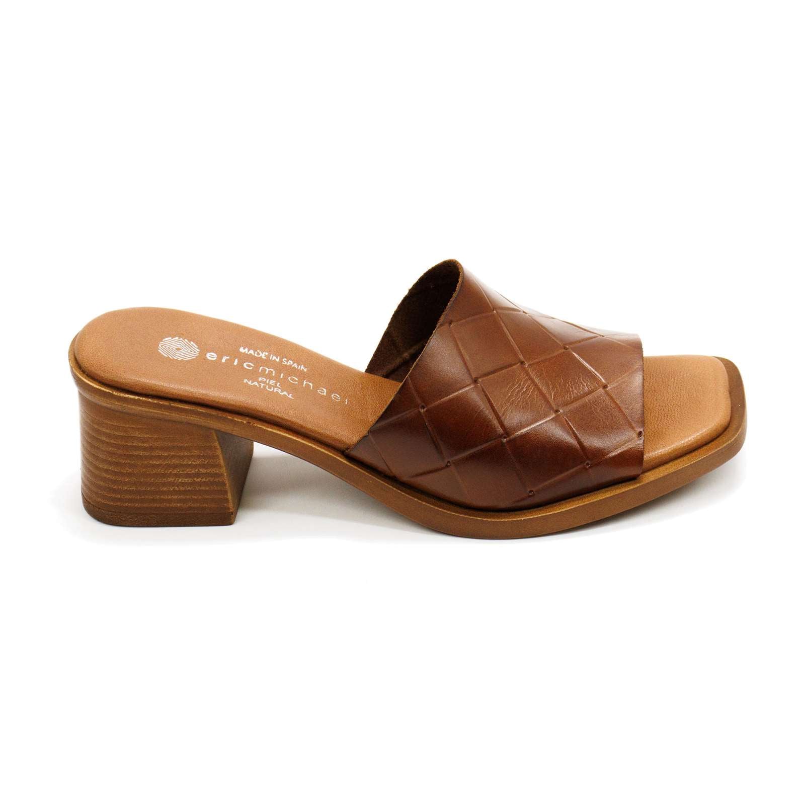 Eric Michael Women Vicky Slip-On Leather Heels