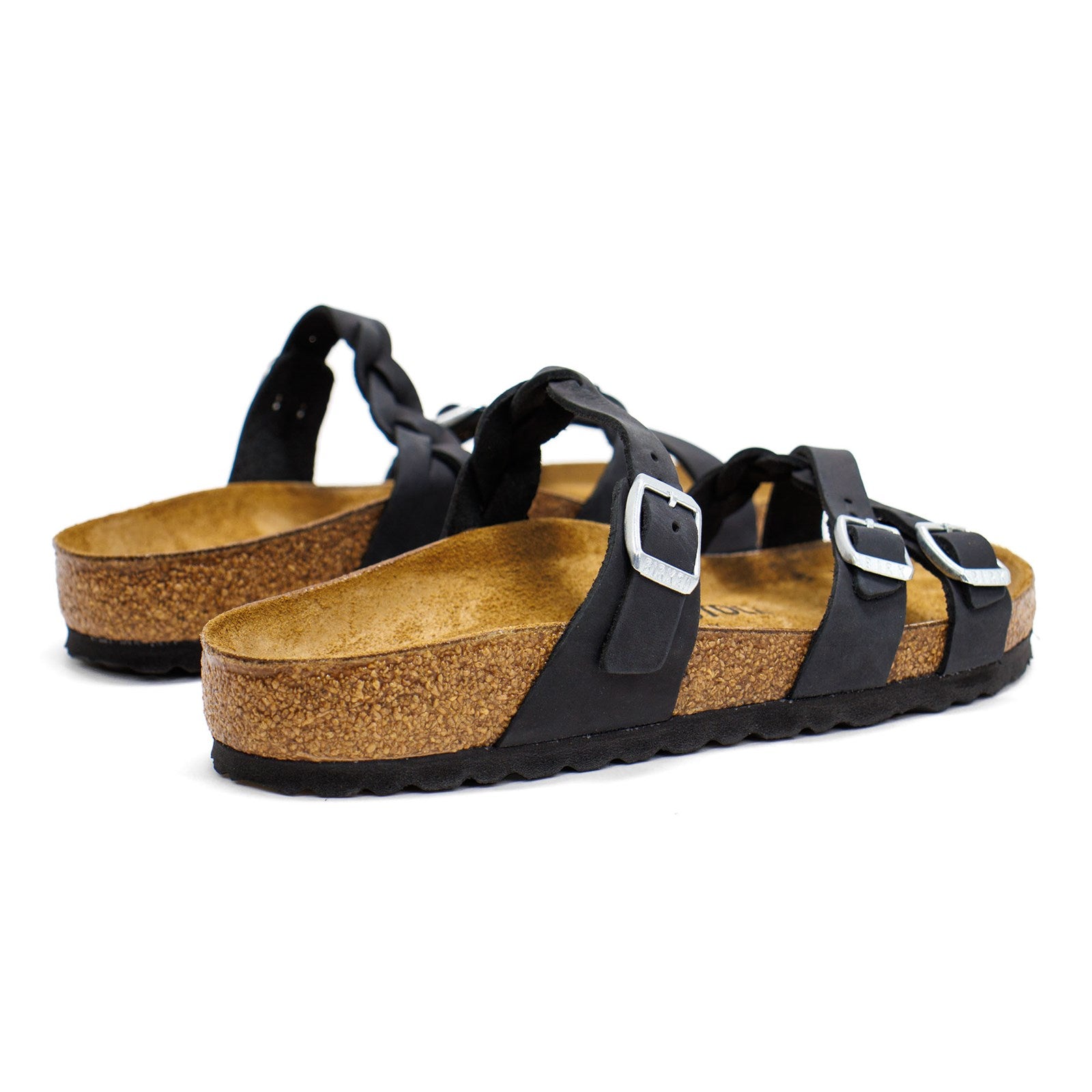 Birkenstock Women Franca Braided Oiled Leather Sandal