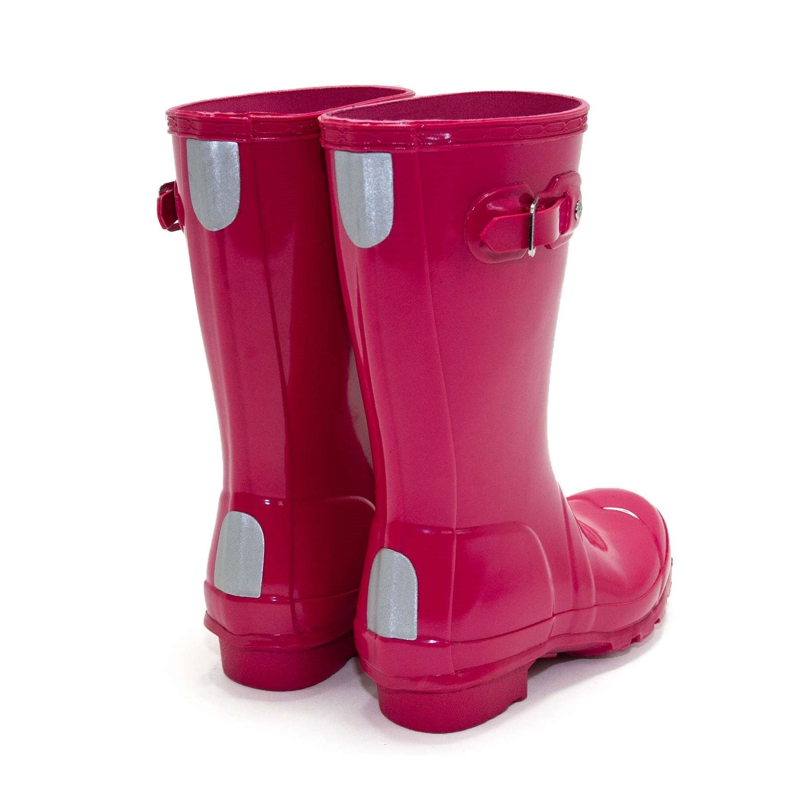 Hunter Boy Big Kids Original Gloss Rain Boots