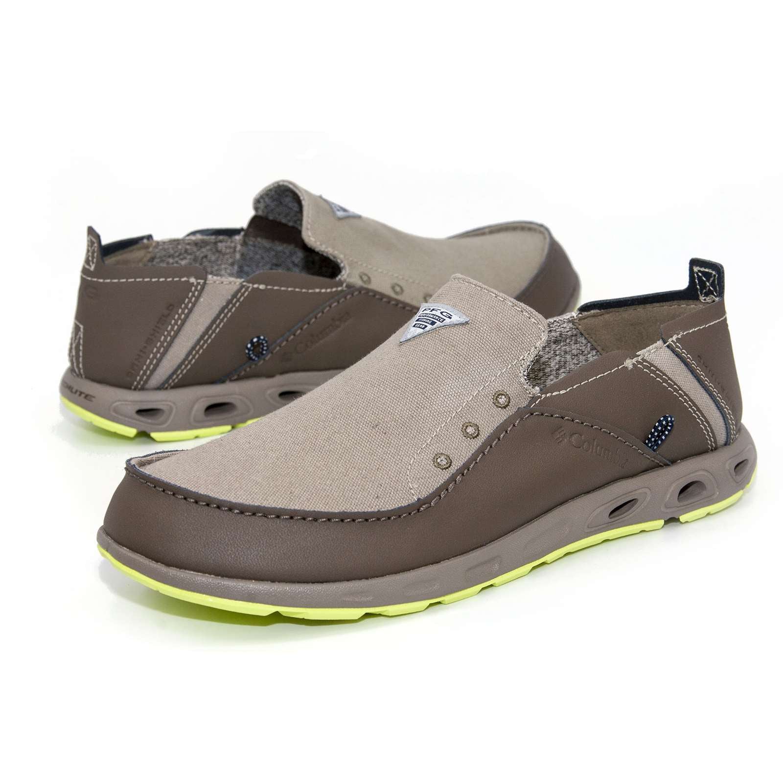 Columbia Men Bahama Vent Pfg Print Slip-On Boat Shoe