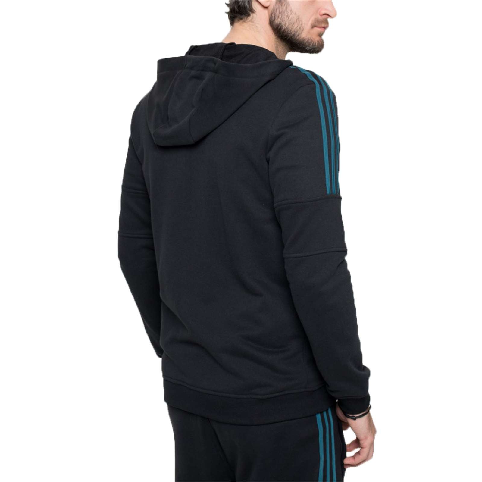 Adidas Men Ornamental Block Full Zip Hoodie