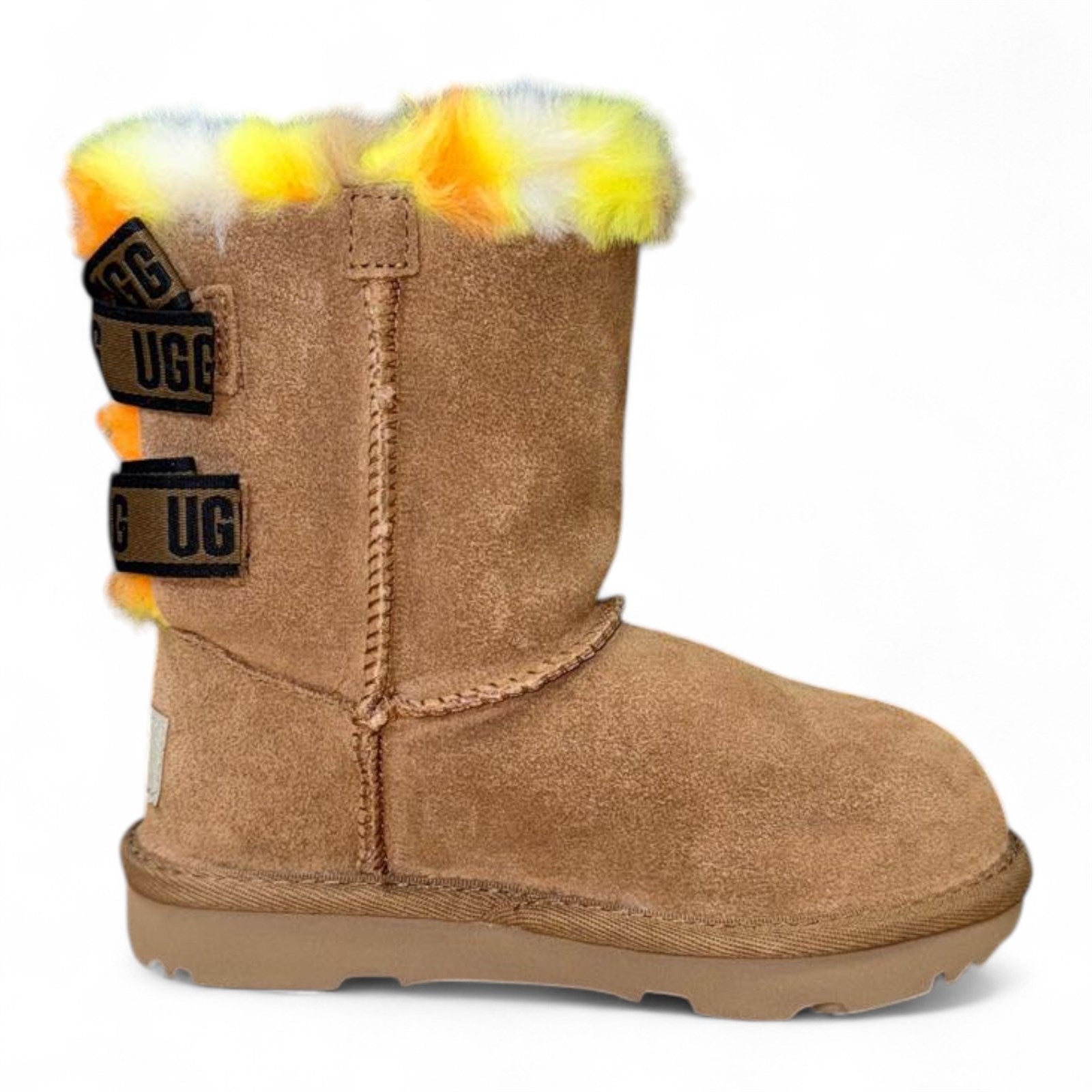 Ugg Toddler Bailey Bow Plaid Punk Boot