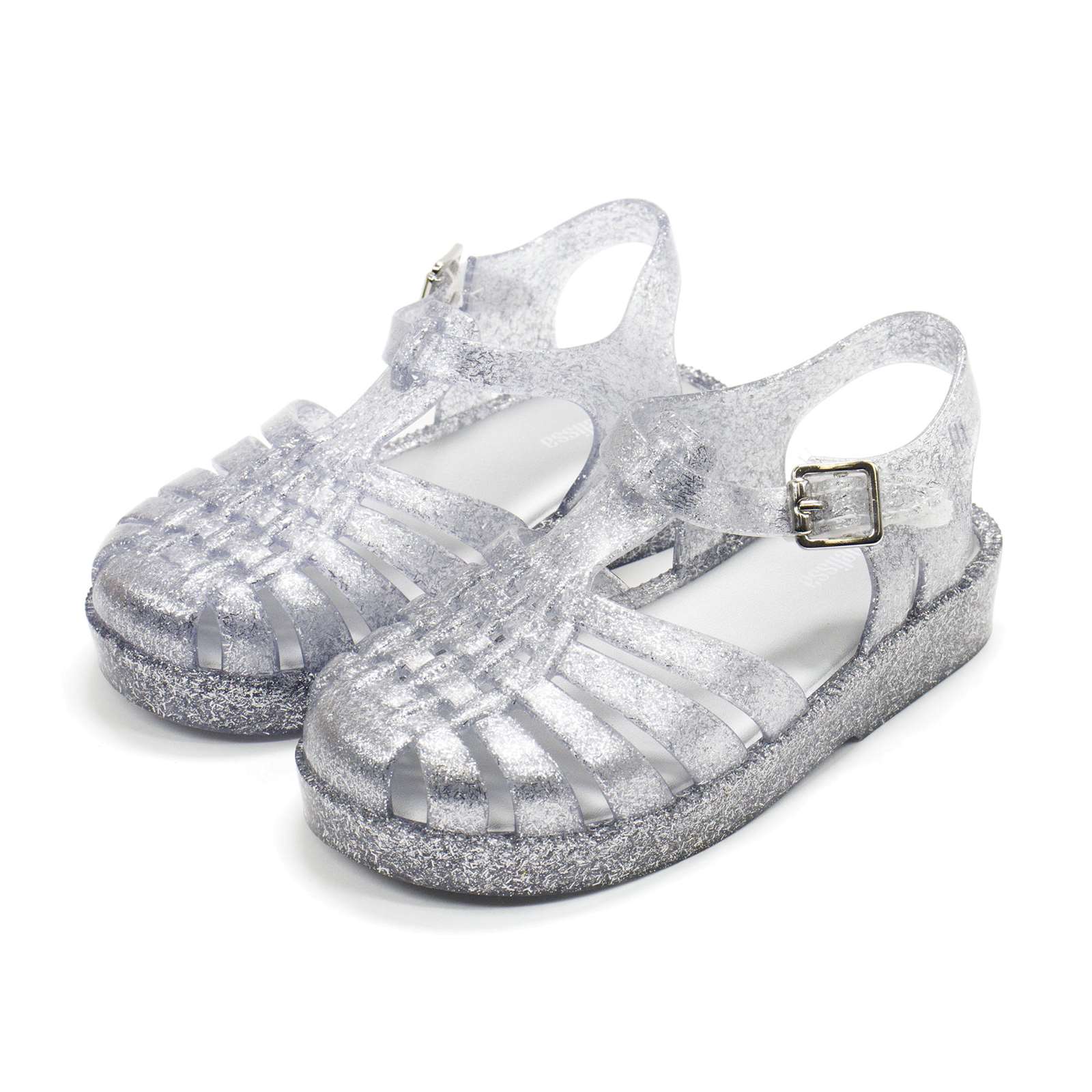 Mini Melissa Toddler Possession Glitter Jelly Sandals