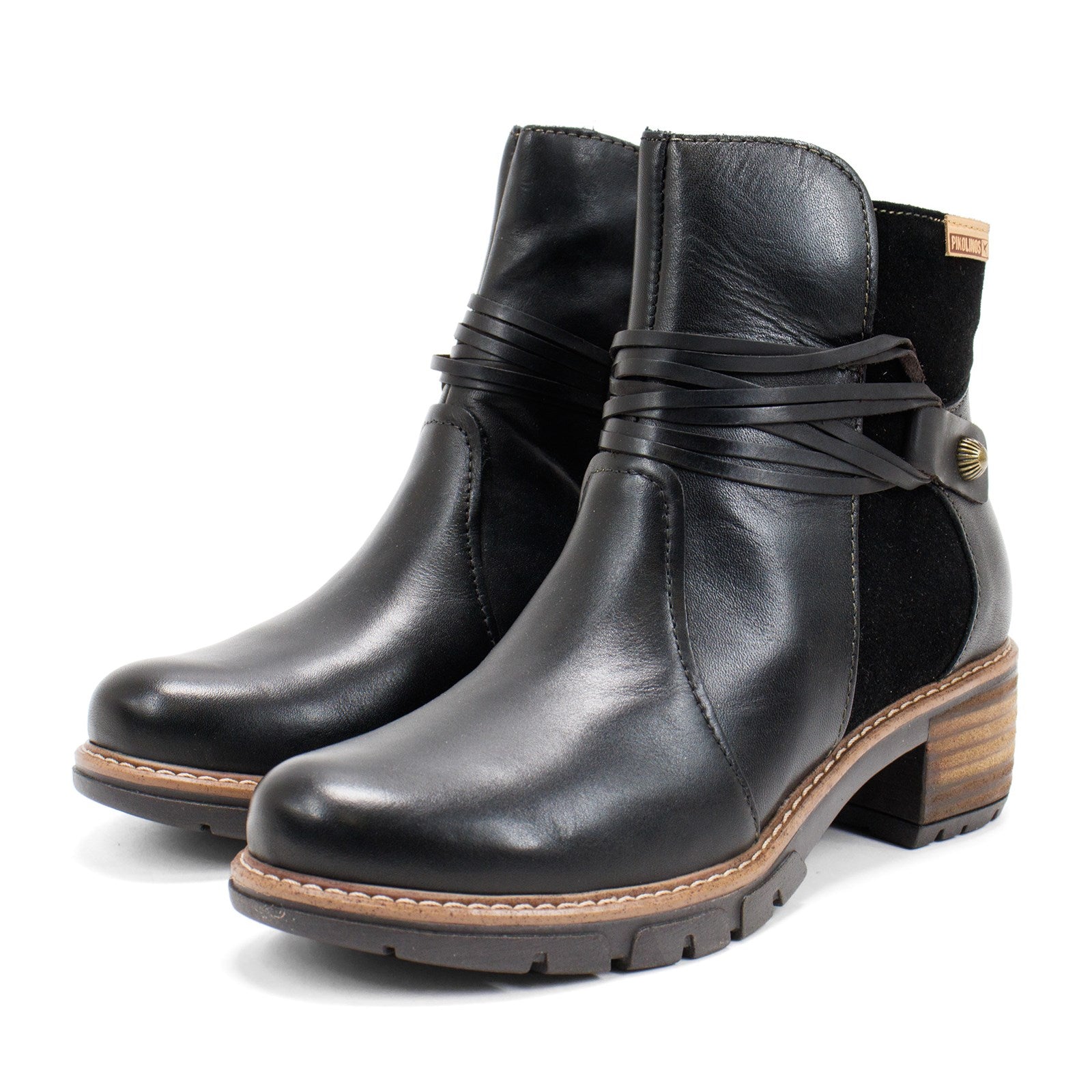 Pikolinos Women San Sebastian Leather Ankle Boots