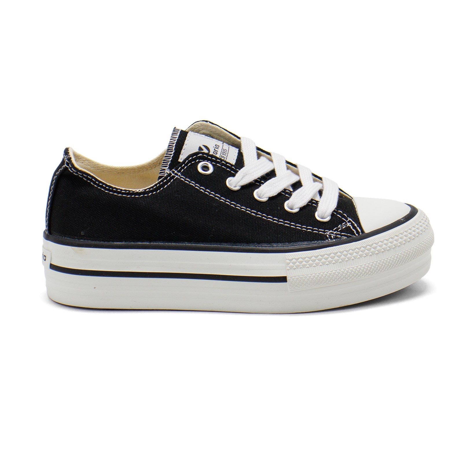 Victoria Girl Tribu Canvas Platform Trainers