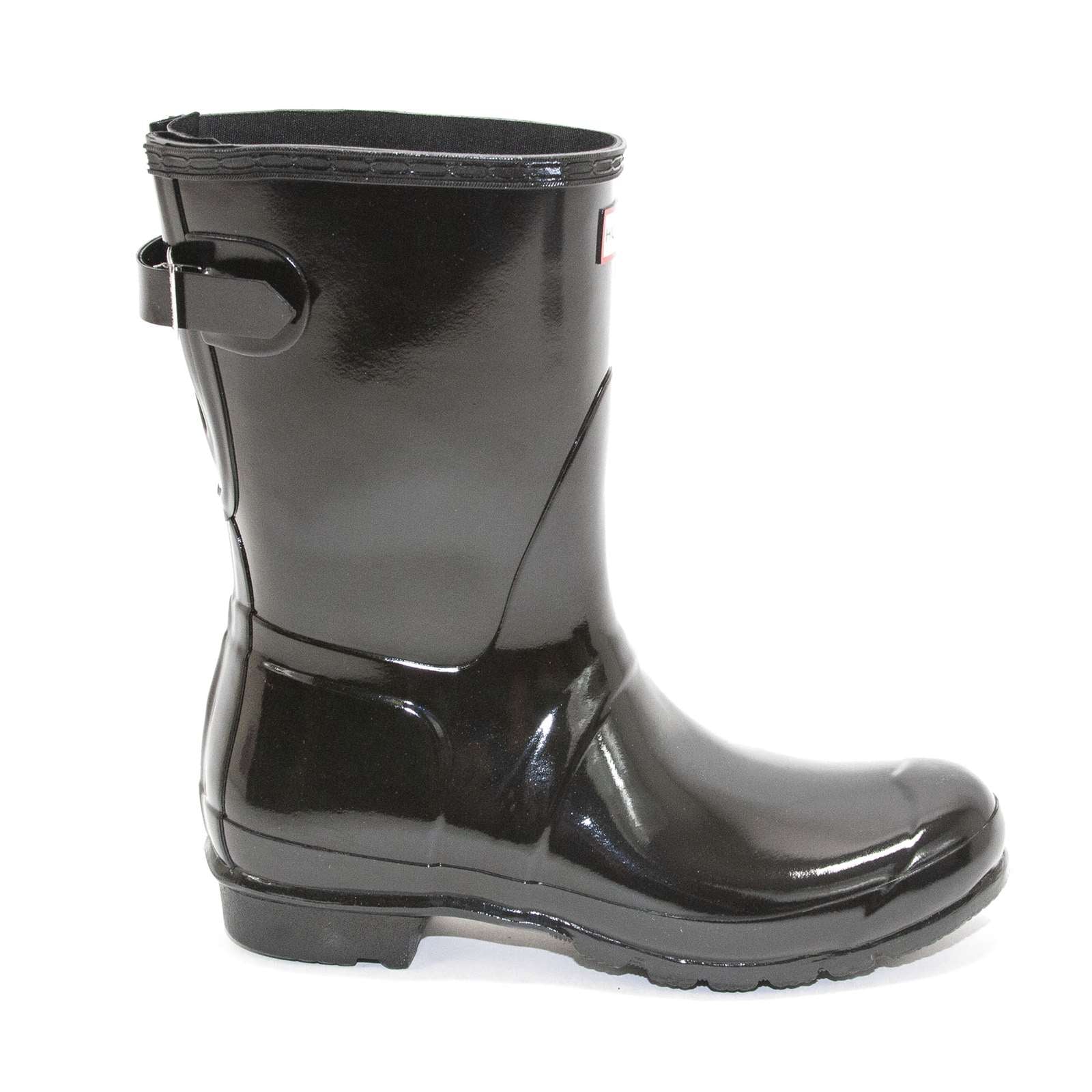 Hunter Women Original Short Back Adjustable Gloss Rain Boots