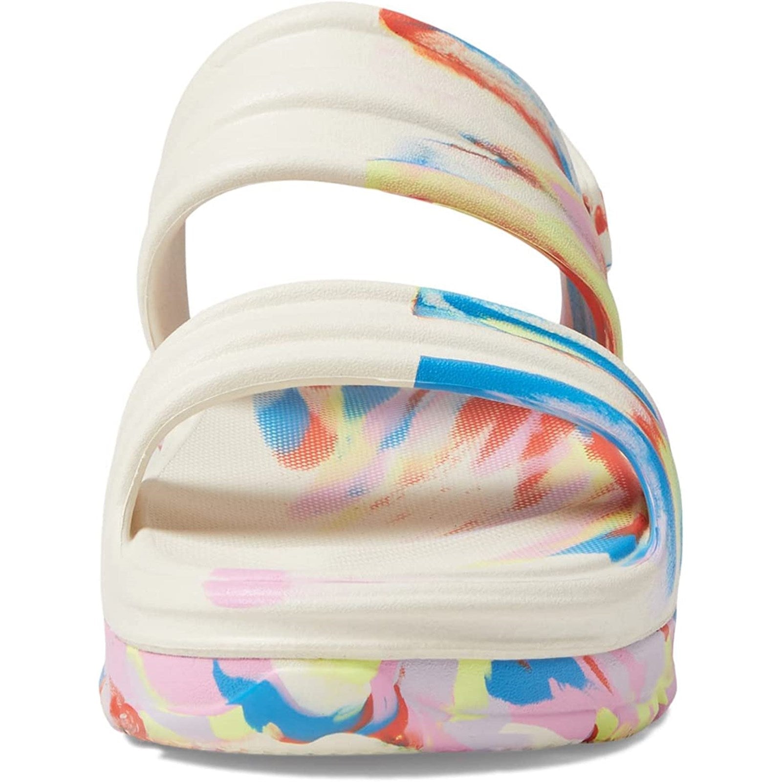 Hunter Women Bloom Algae Marble Adjustable Strap Sandals