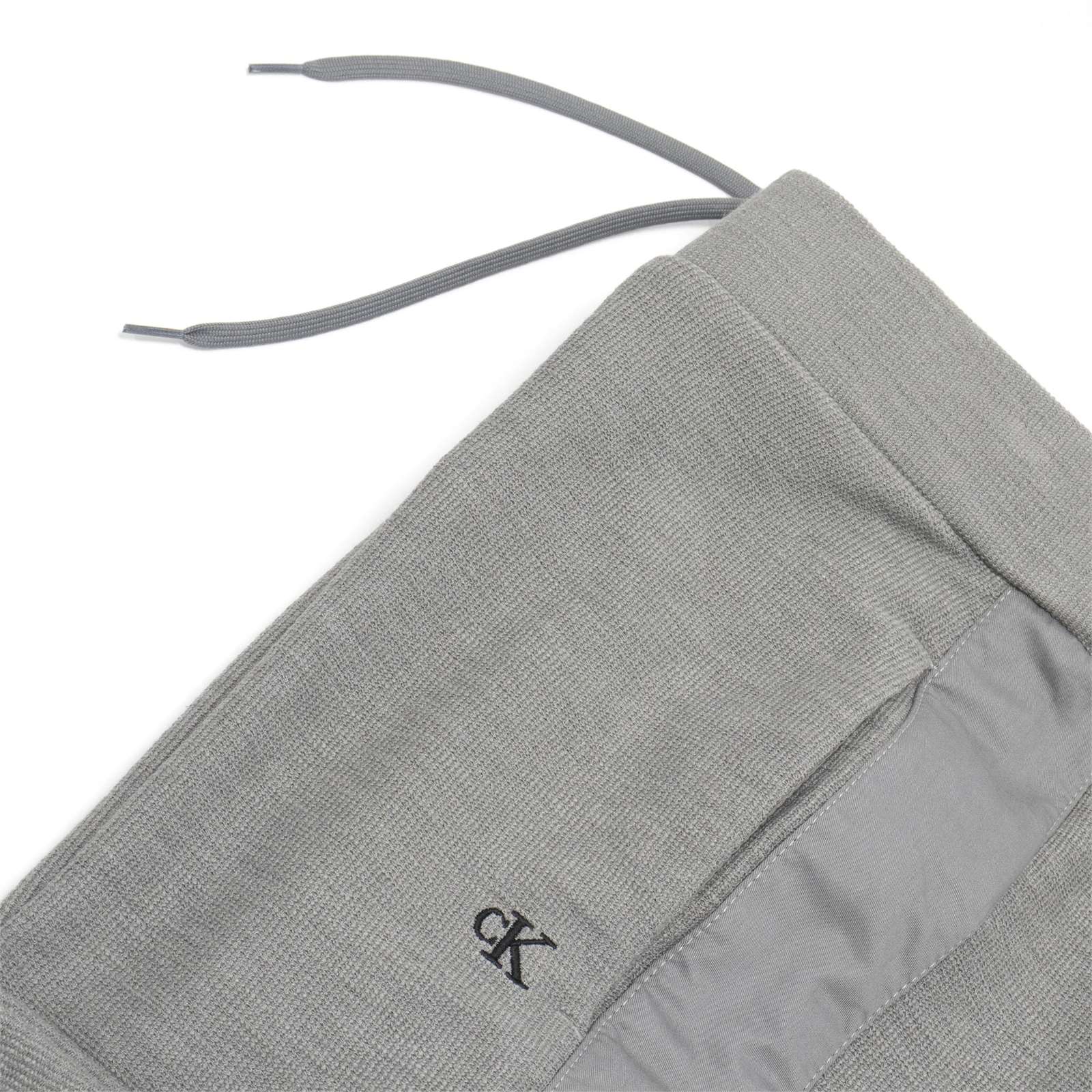 Calvin Klein Men Monogram Embroidery Textile Jogger