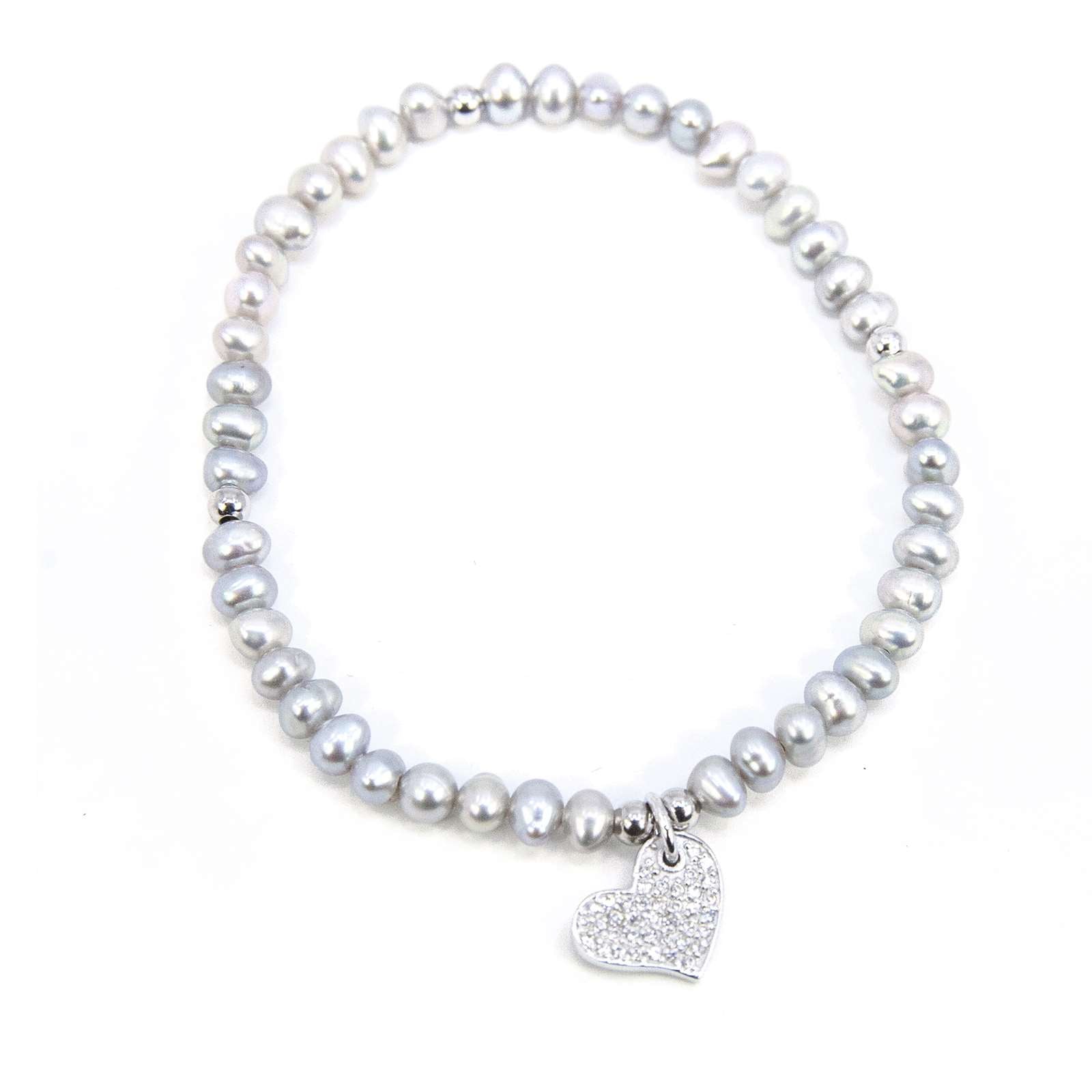 Athra Women Pave Heart Bracelet