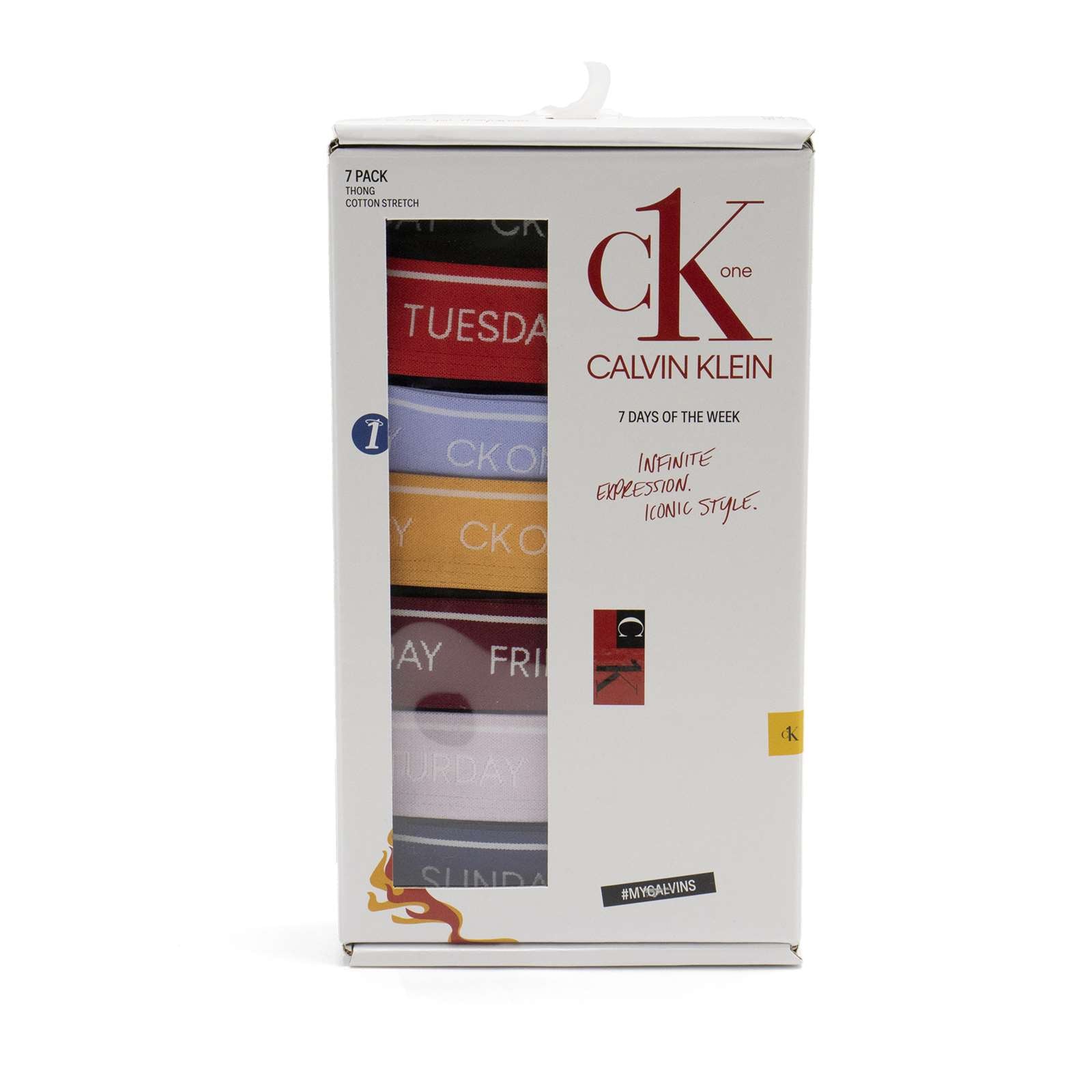 Calvin Klein Women One Days Of The Week Thong 7-Pack