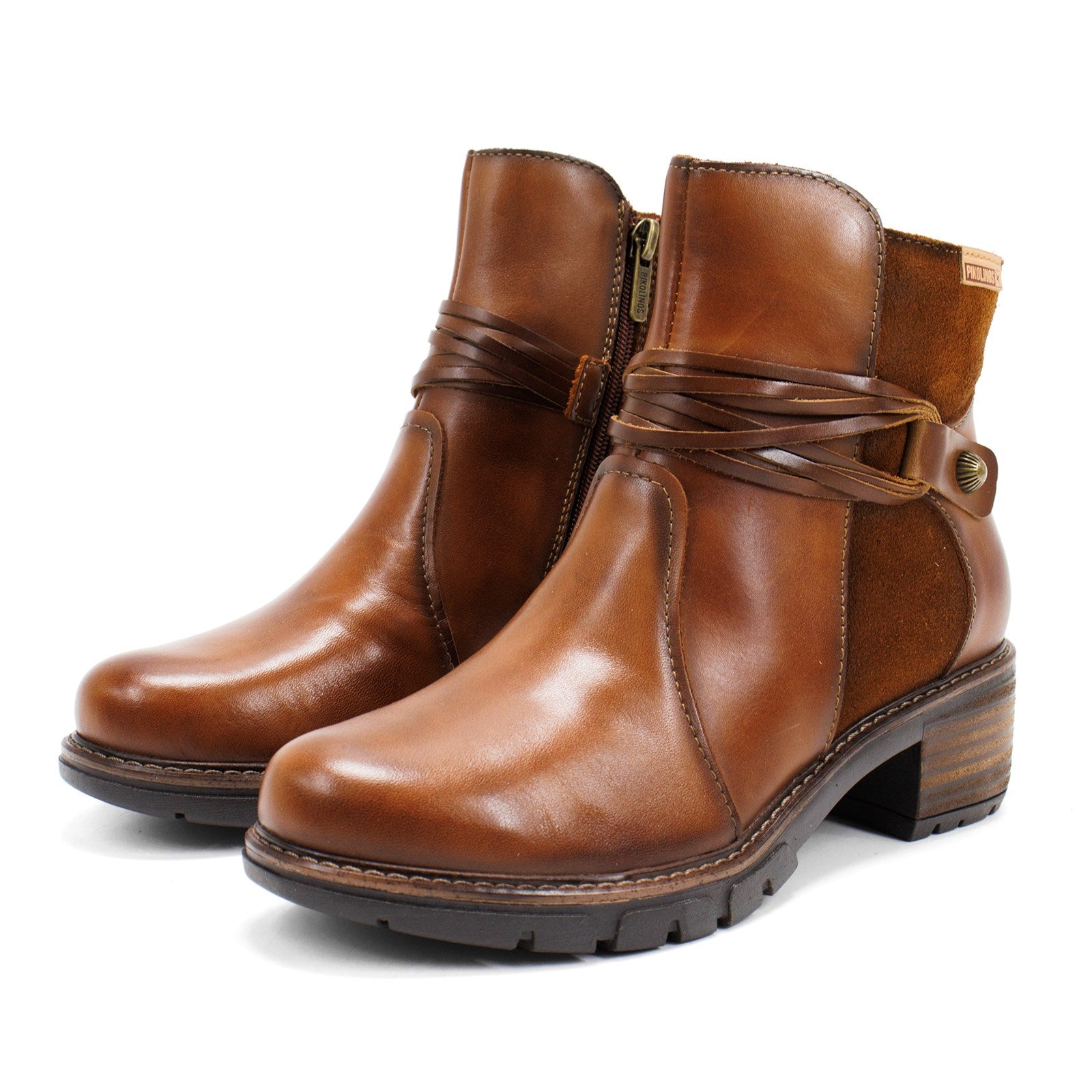 Pikolinos Women San Sebastian Leather Ankle Boots