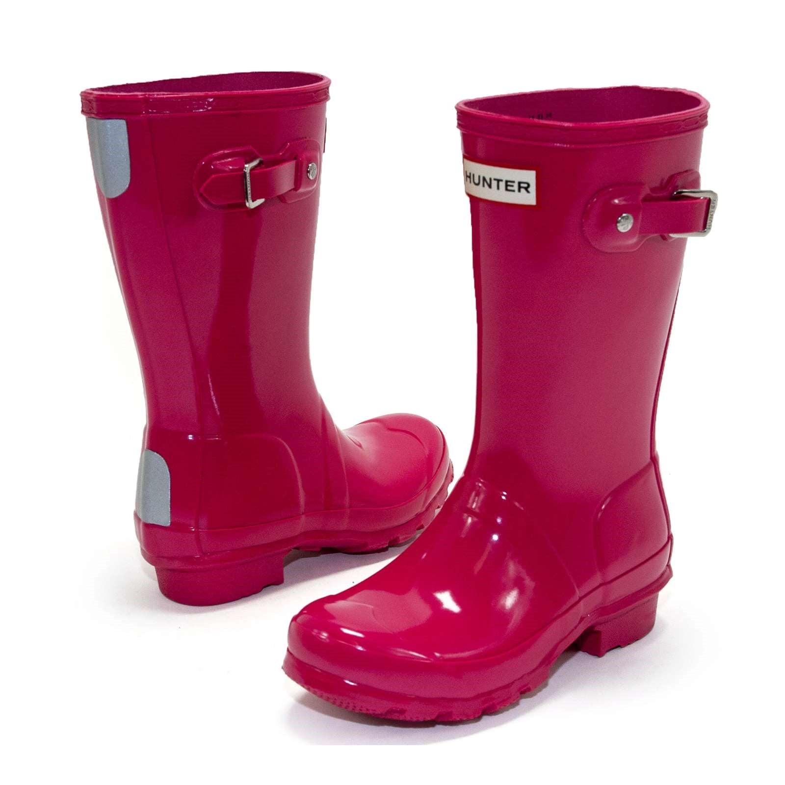 Hunter Boy Big Kids Original Gloss Rain Boots
