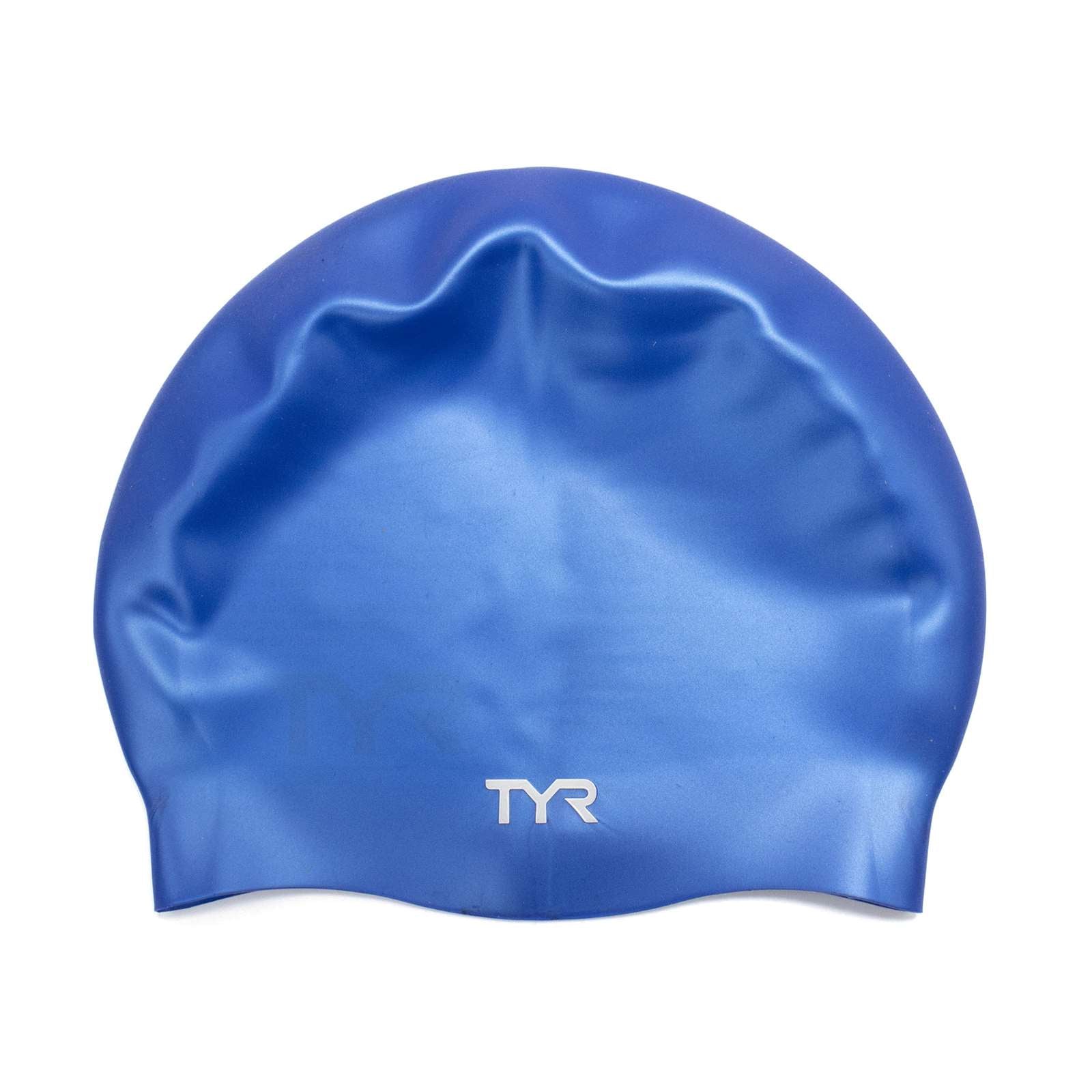 Tyr Men Silicone Swimming Cap No Wrinkle