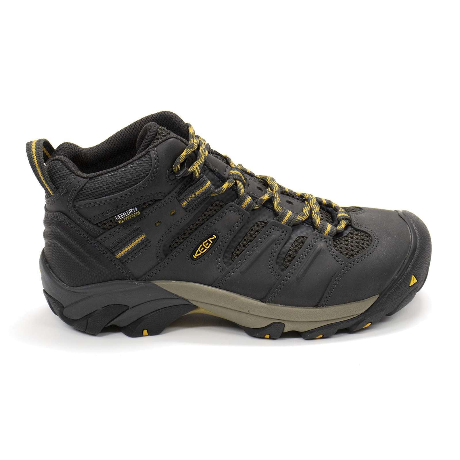 Keen Men Lansing Mid Waterproof Steel Toe Work Shoes