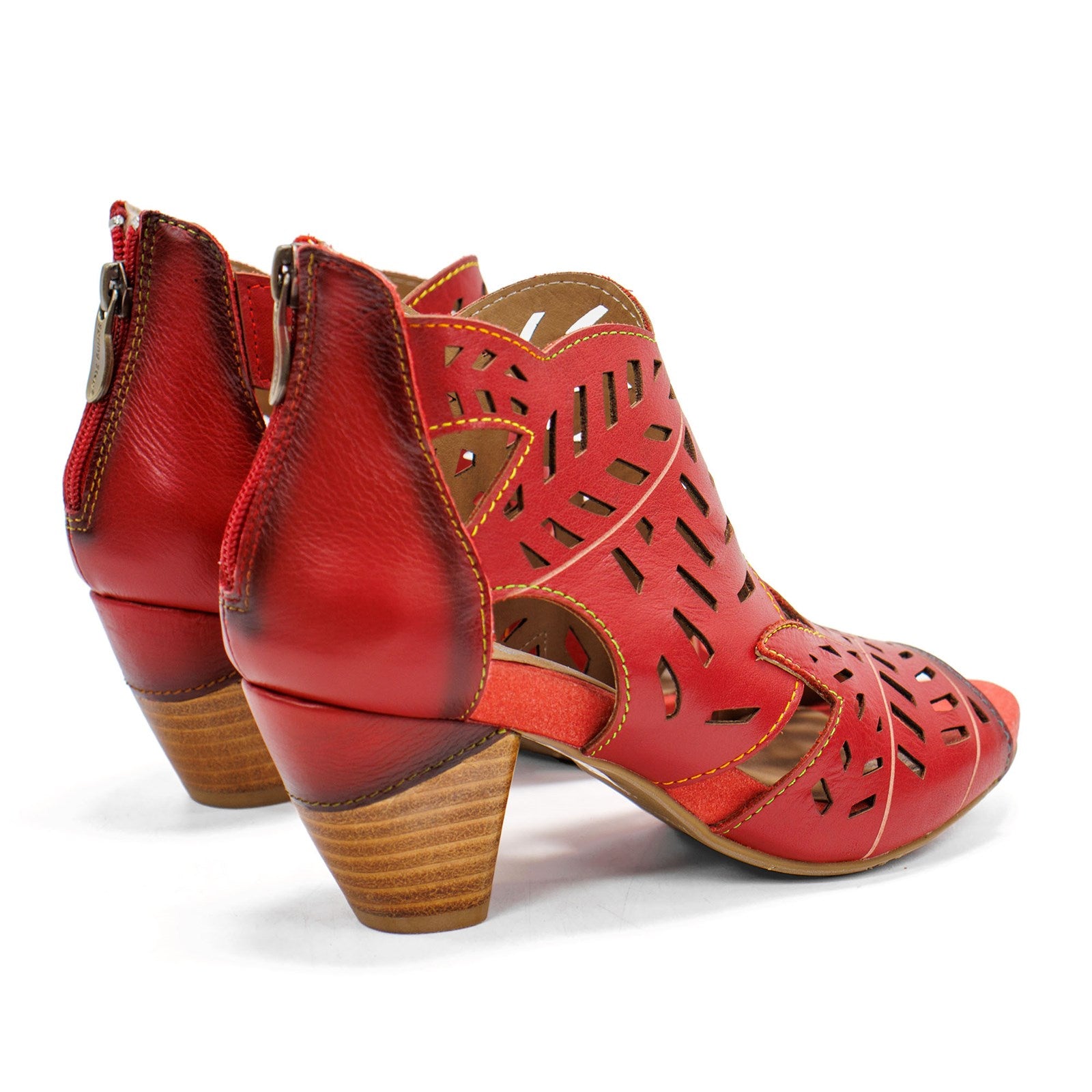 Spring Step Women L'artiste Icon Heeled Sandal With Cutout Details