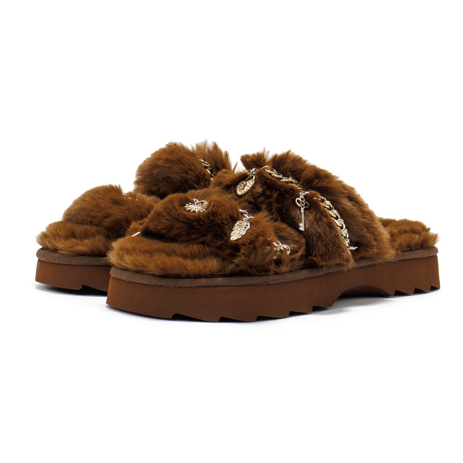 Wild Pair Women Paiyge Chain Fashion Slippers