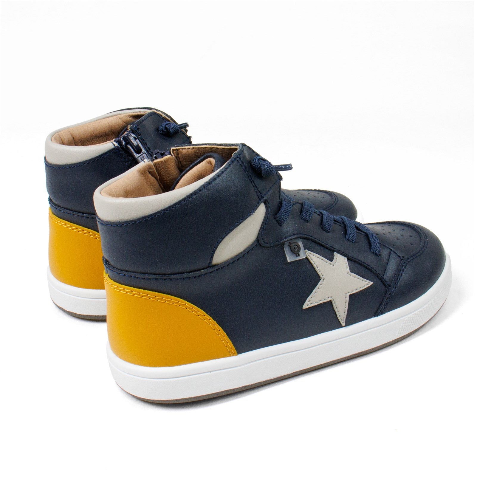 Old Soles Boy Star Tracker High-Top Lace-Up Casual Shoes