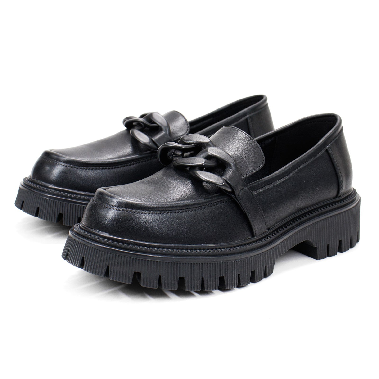 Patrizia Women Noir Lug Sole Loafer