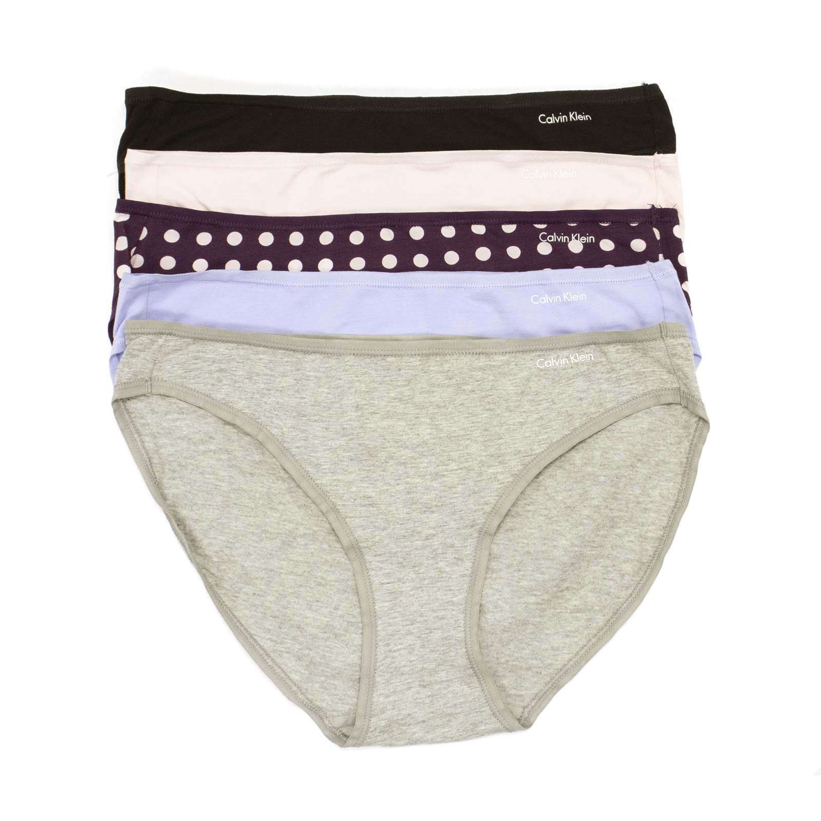 Calvin Klein Women 5-Pack Cotton Form Bikini