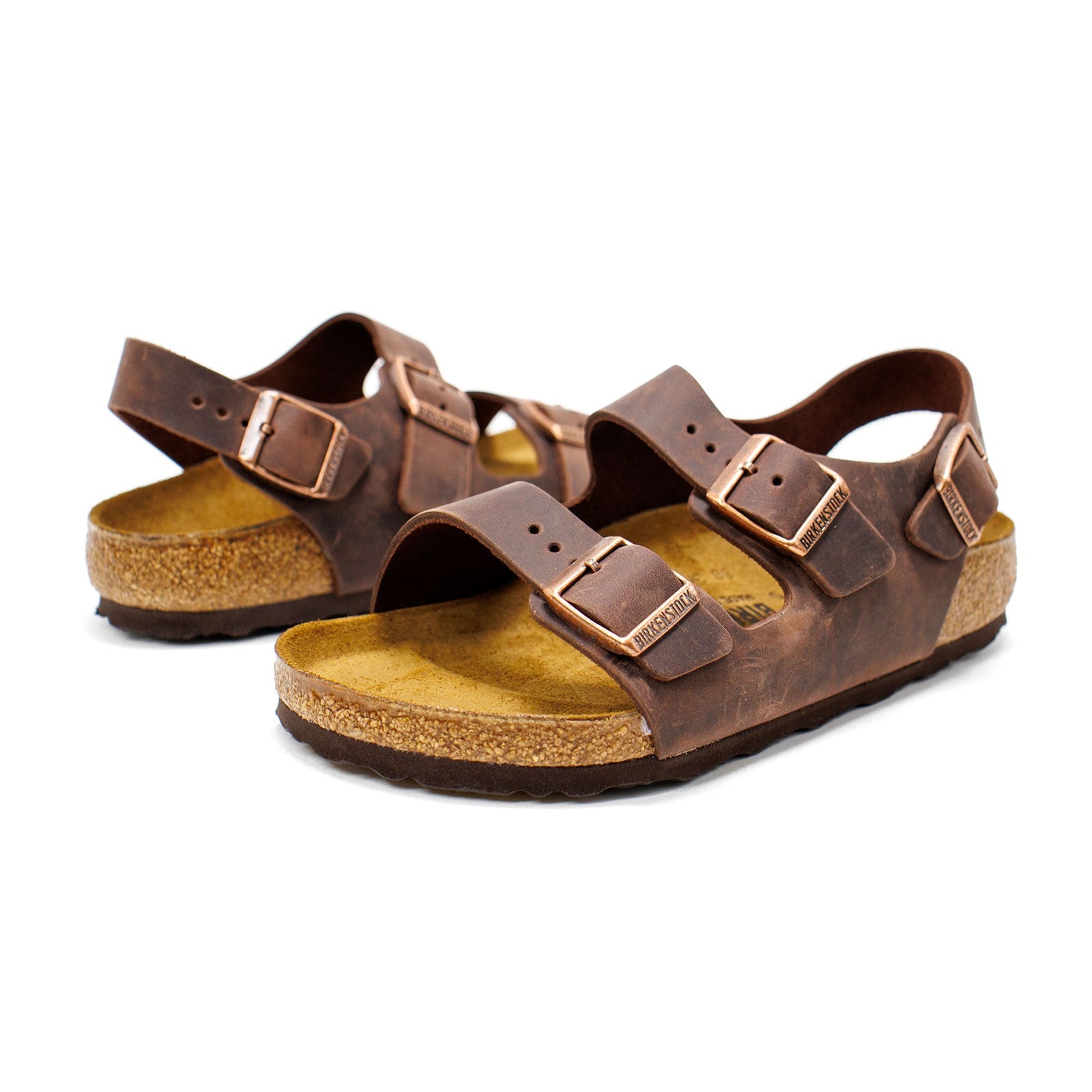 Birkenstock Men Milano Oiled Leather Sandal