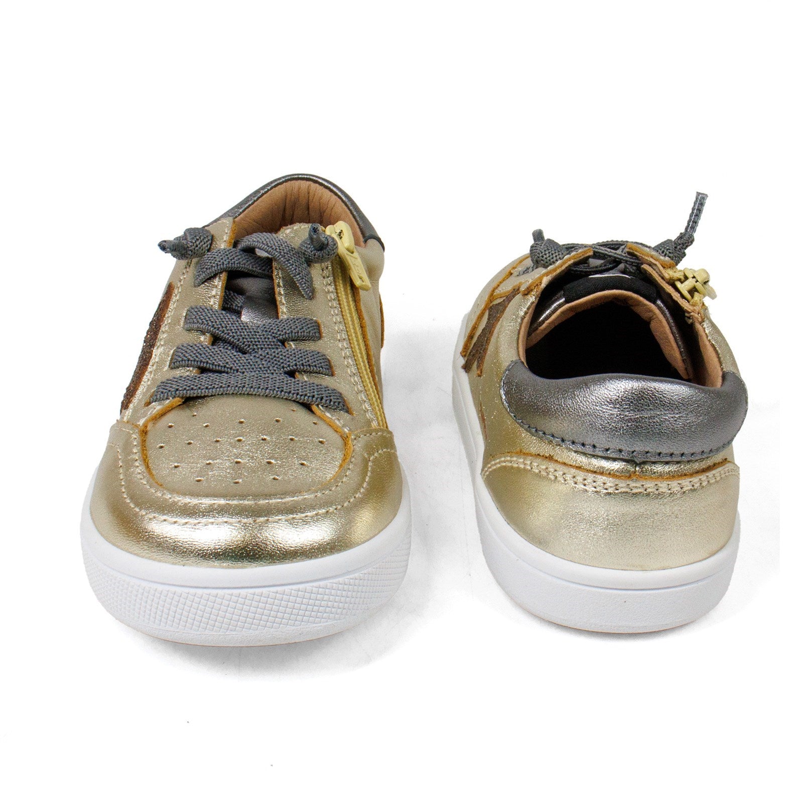 Old Soles Girl Platinum Runner Low Top Sneaker